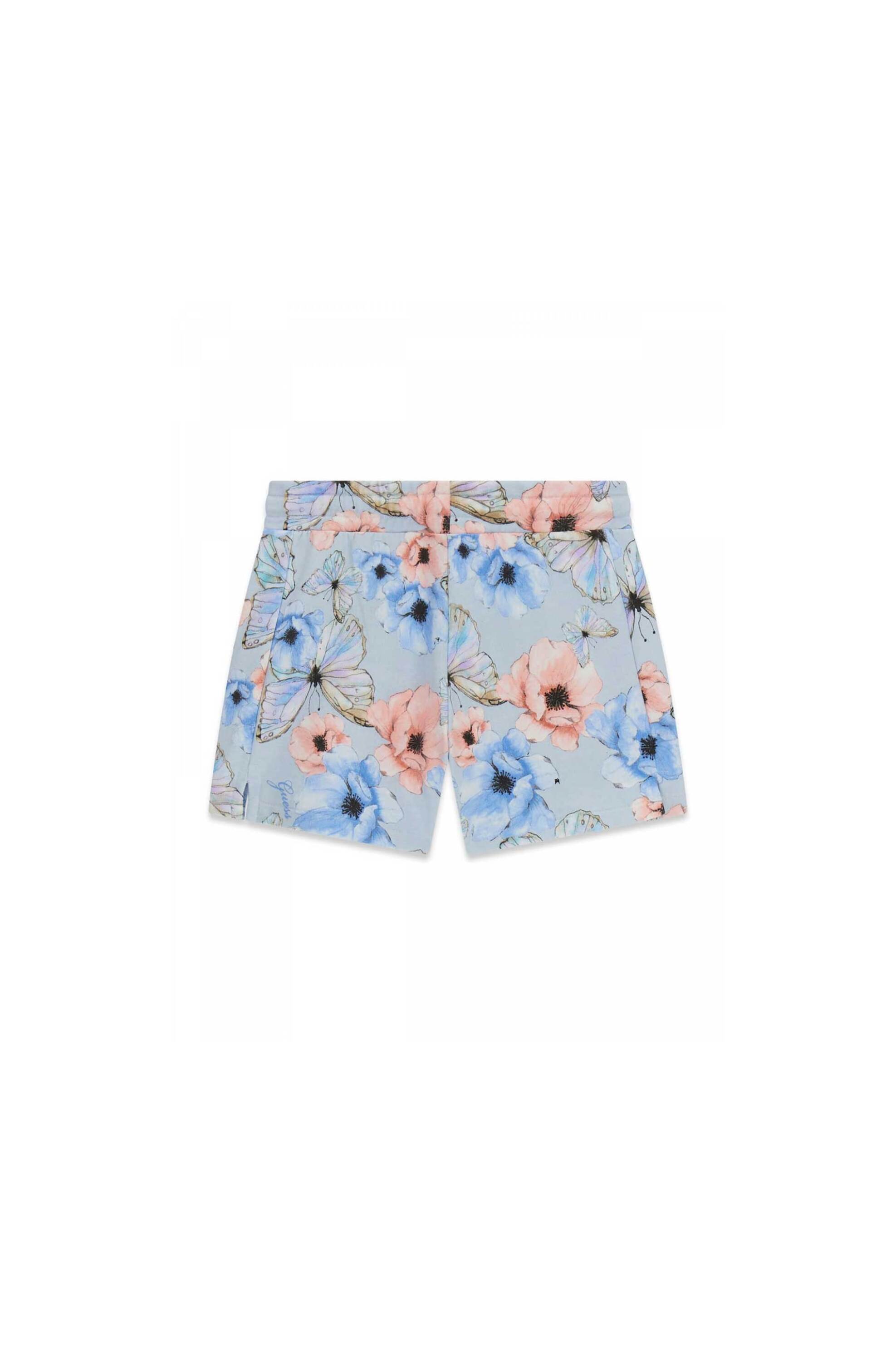 Guess Παιδικό Σορτς με Butterfly Print - J6Rd07Ka6R4 Γαλάζιο