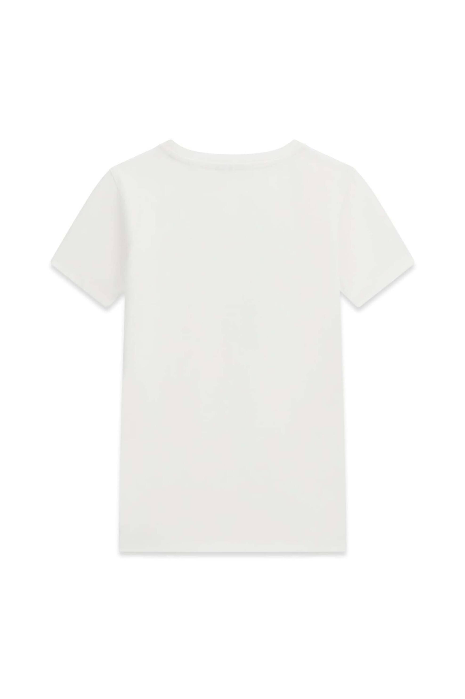 Guess Παιδικό T-Shirt με Logo Print Και Στρας - J6Ri41J1314 Λευκό
