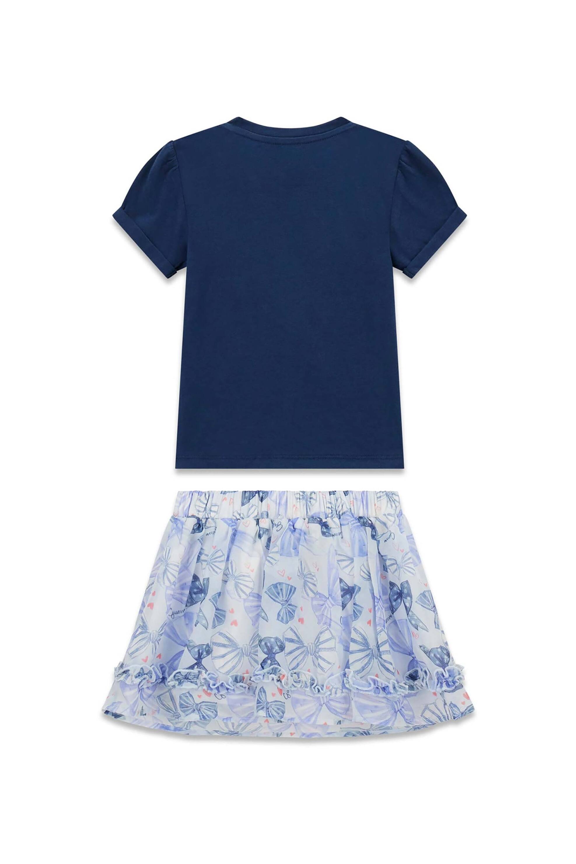 Guess Παιδικό Σετ με T-Shirt Και Φούστα (2 Τεμάχια) - K6Rg07K6Yw0 Σκούρο Μπλε