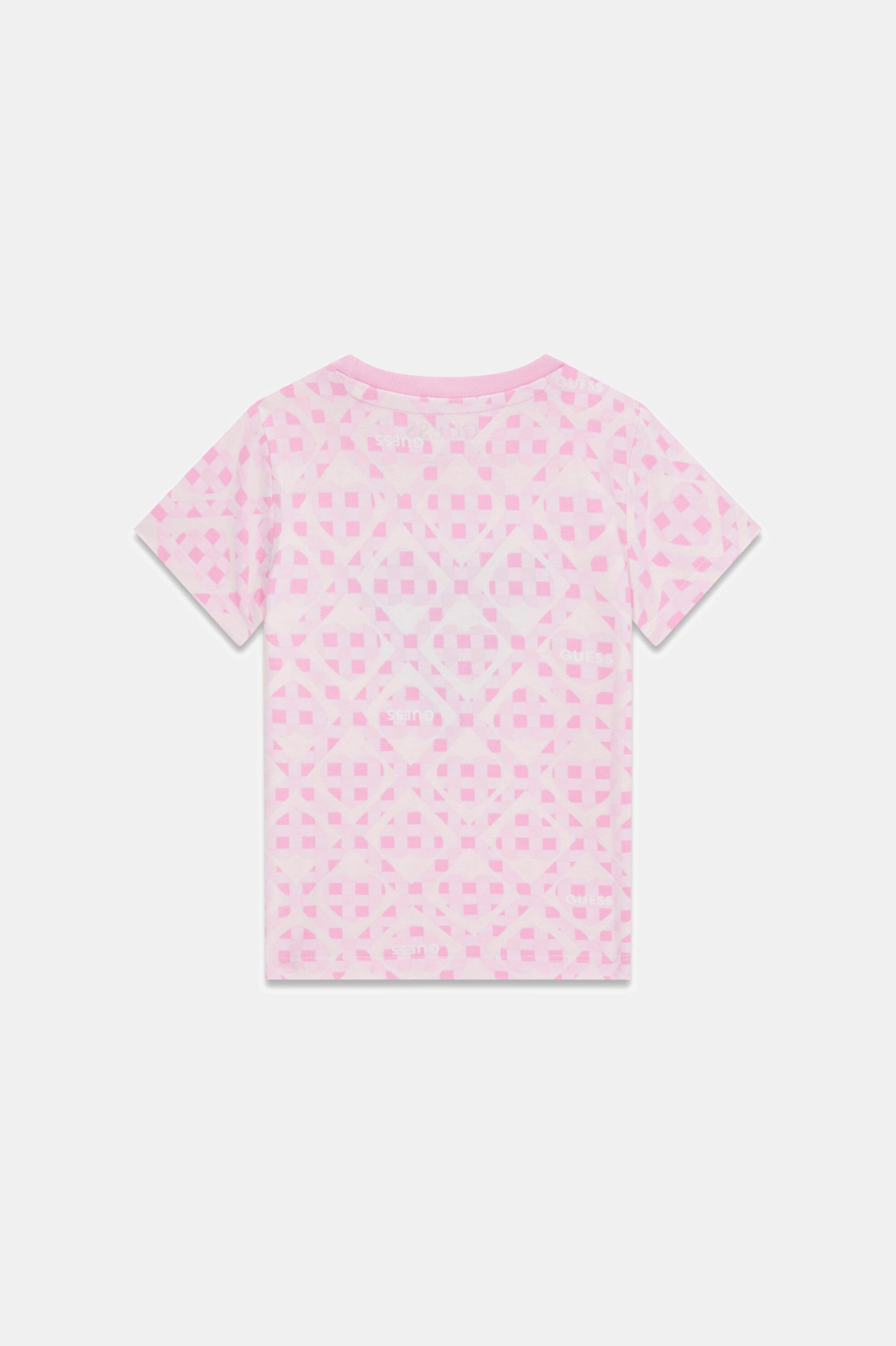 Guess Παιδικό T-Shirt με Triangle Logo Print - K6Ri06K6Yw4 Ροζ