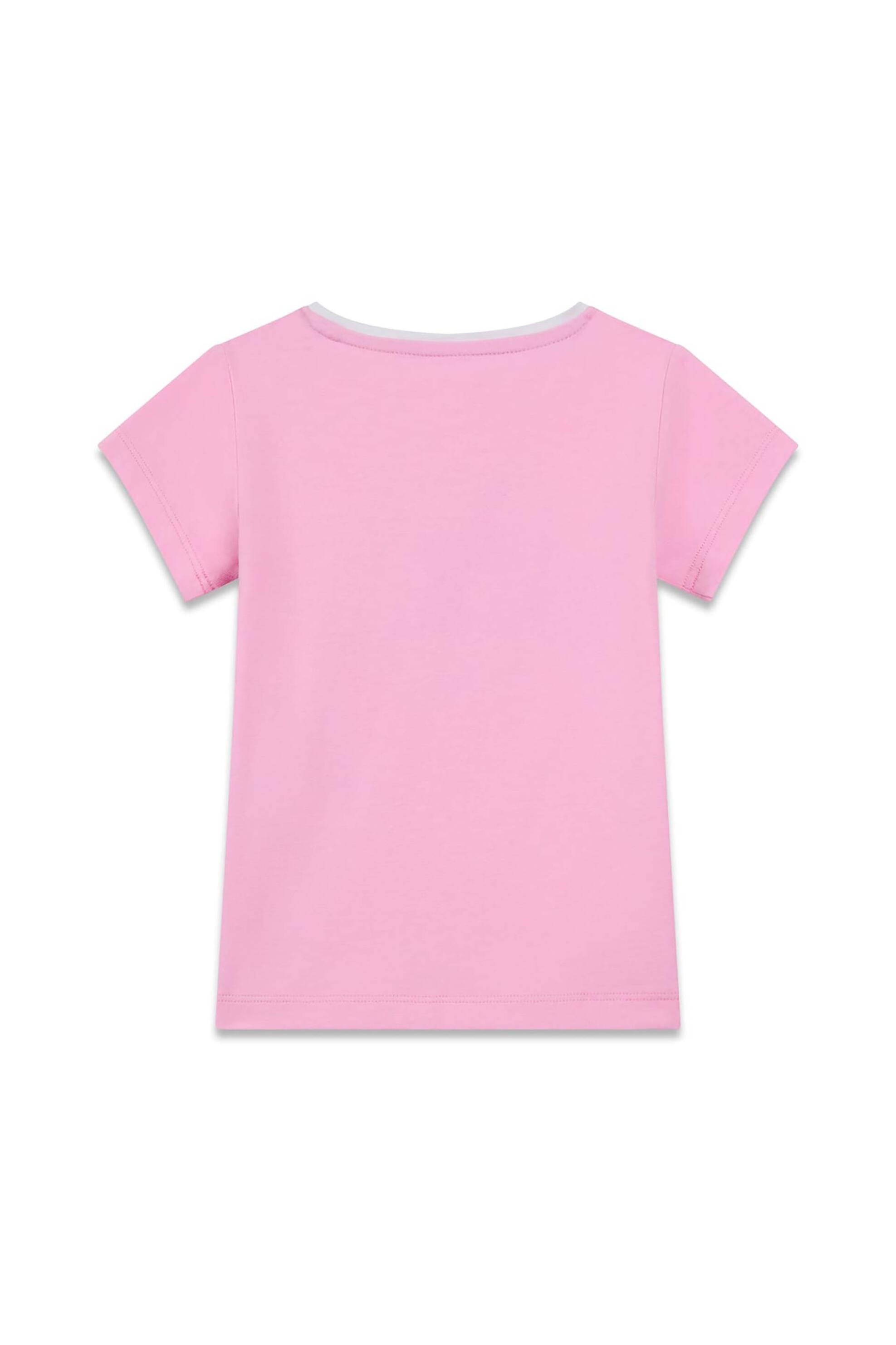 Guess Παιδικό T-Shirt με Κεντημένο Λογότυπο - K6Ri11K6Yw4 Ροζ