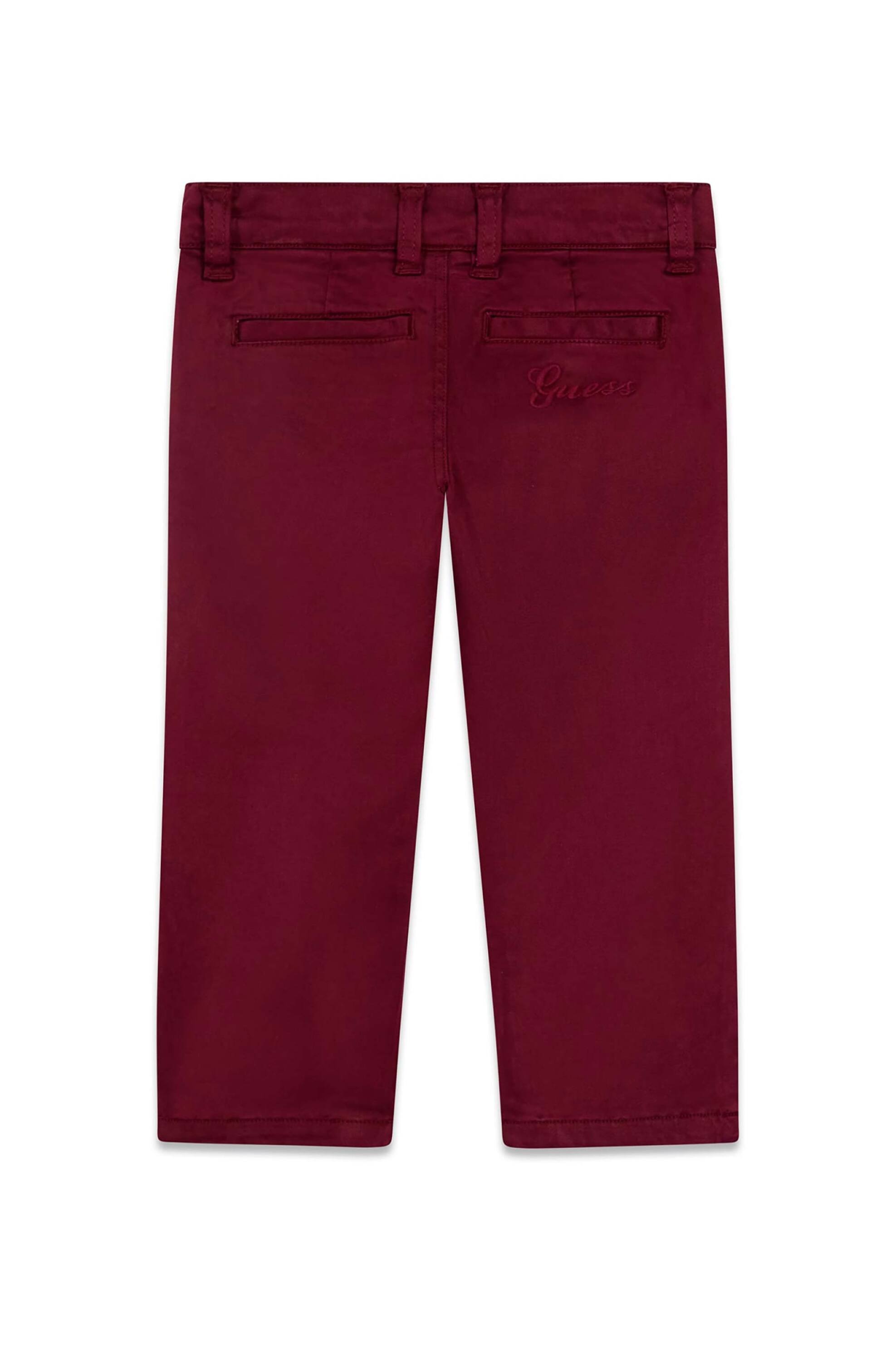 Guess Παιδικό Παντελόνι Chino Regular Fit - N6Rb02Wf7H0 Μπορντό
