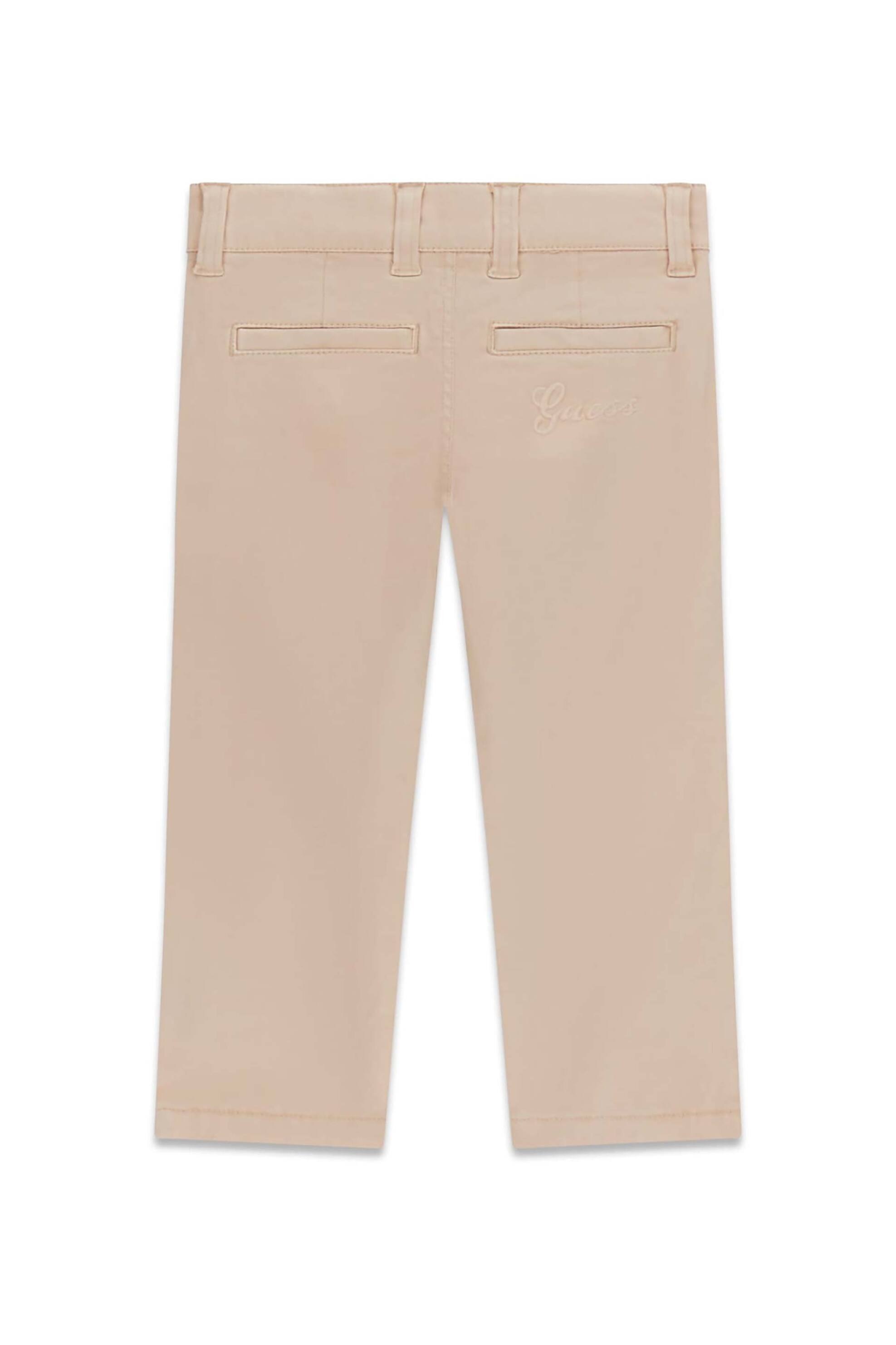 Guess Παιδικό Παντελόνι Chino Regular Fit - N6Rb02Wf7H0 Μπεζ