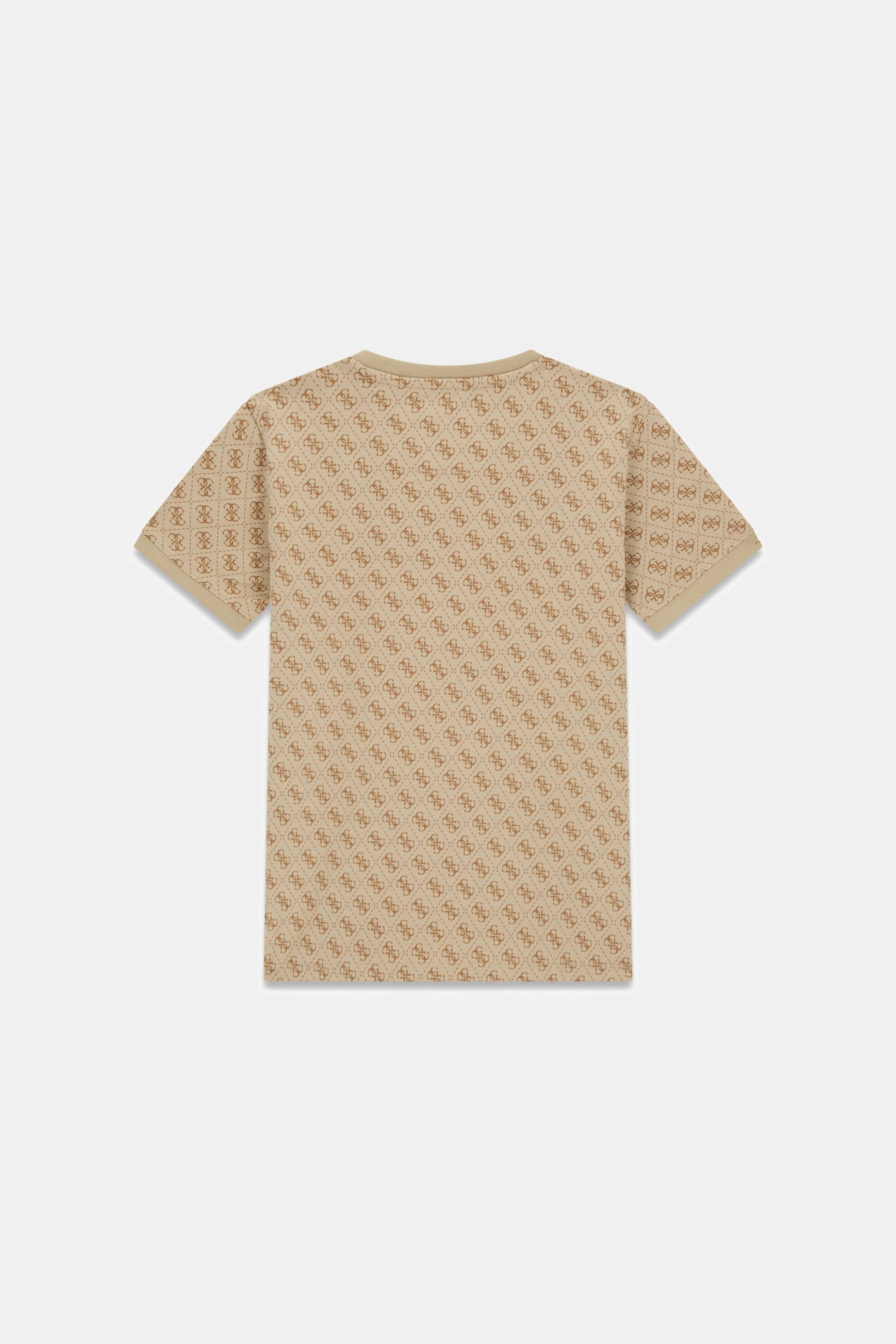 Guess Παιδικό T-Shirt με Logo Print - L4Yi47J1314 Μπεζ