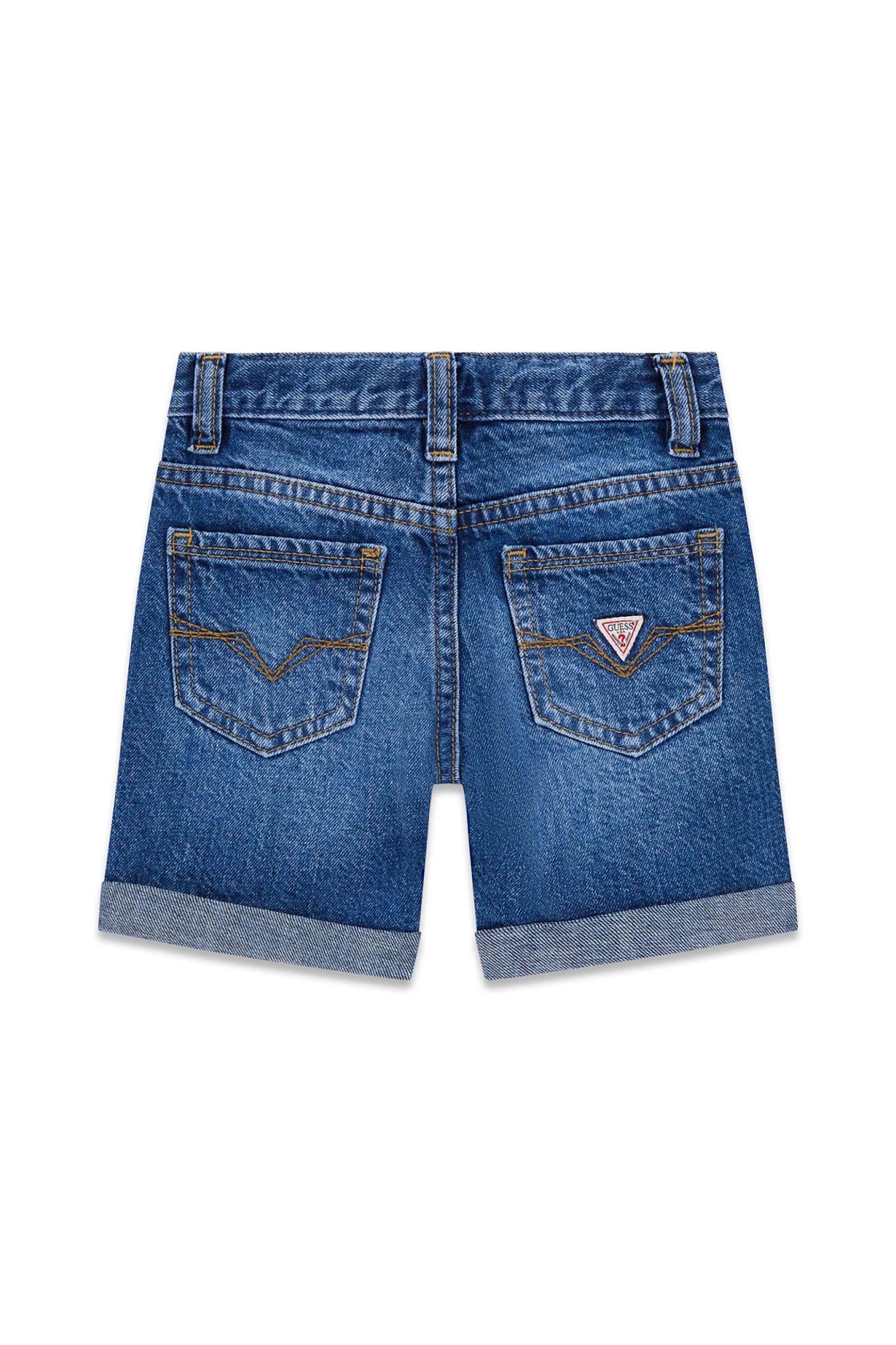 Guess Παιδική Denim Βερμούδα Πεντάτσεπη - N6Gd06D41E0 Blue