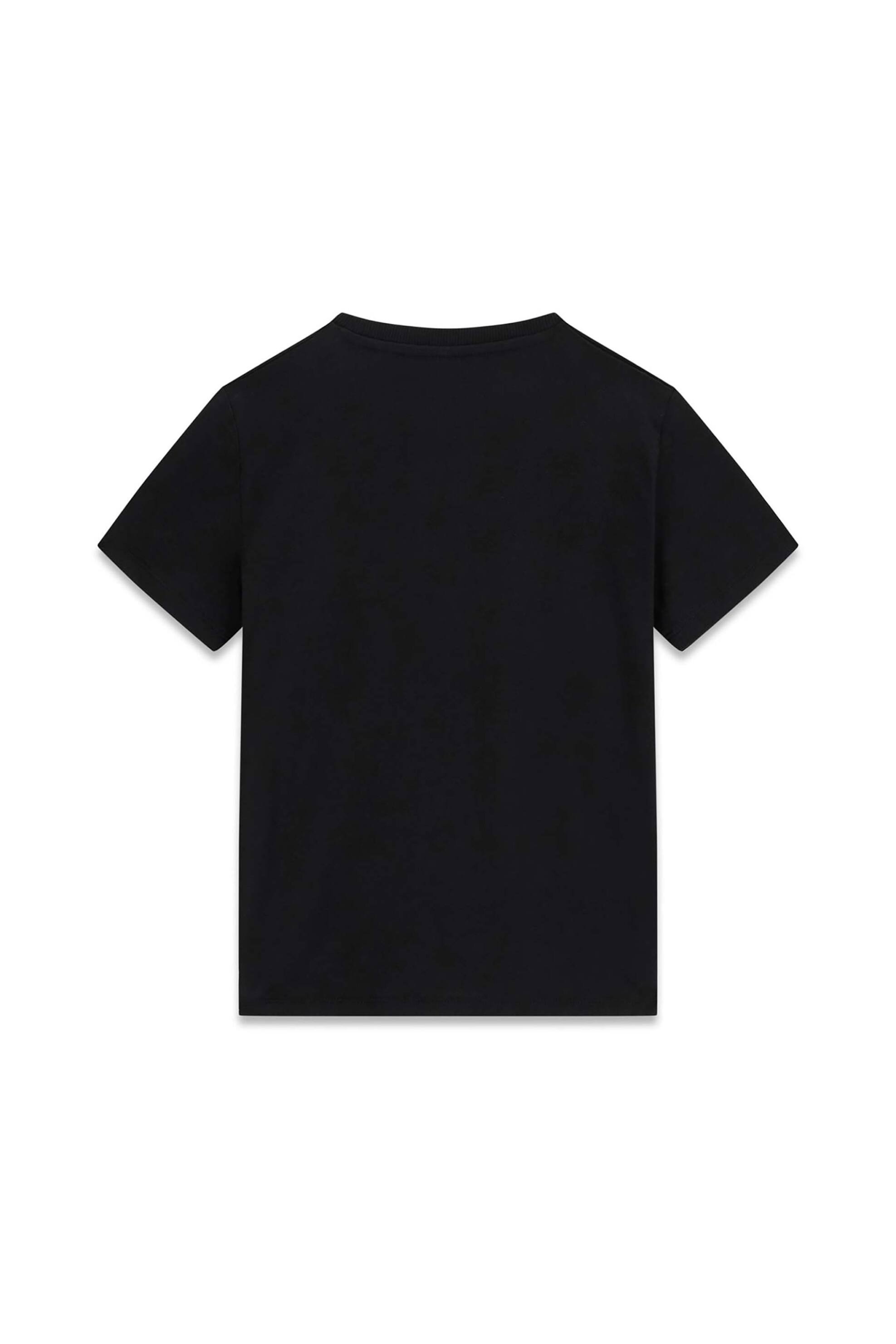 Guess Παιδικό T-Shirt με Print Και Λογότυπο - L6Gi25K8Hm4 Μαύρο
