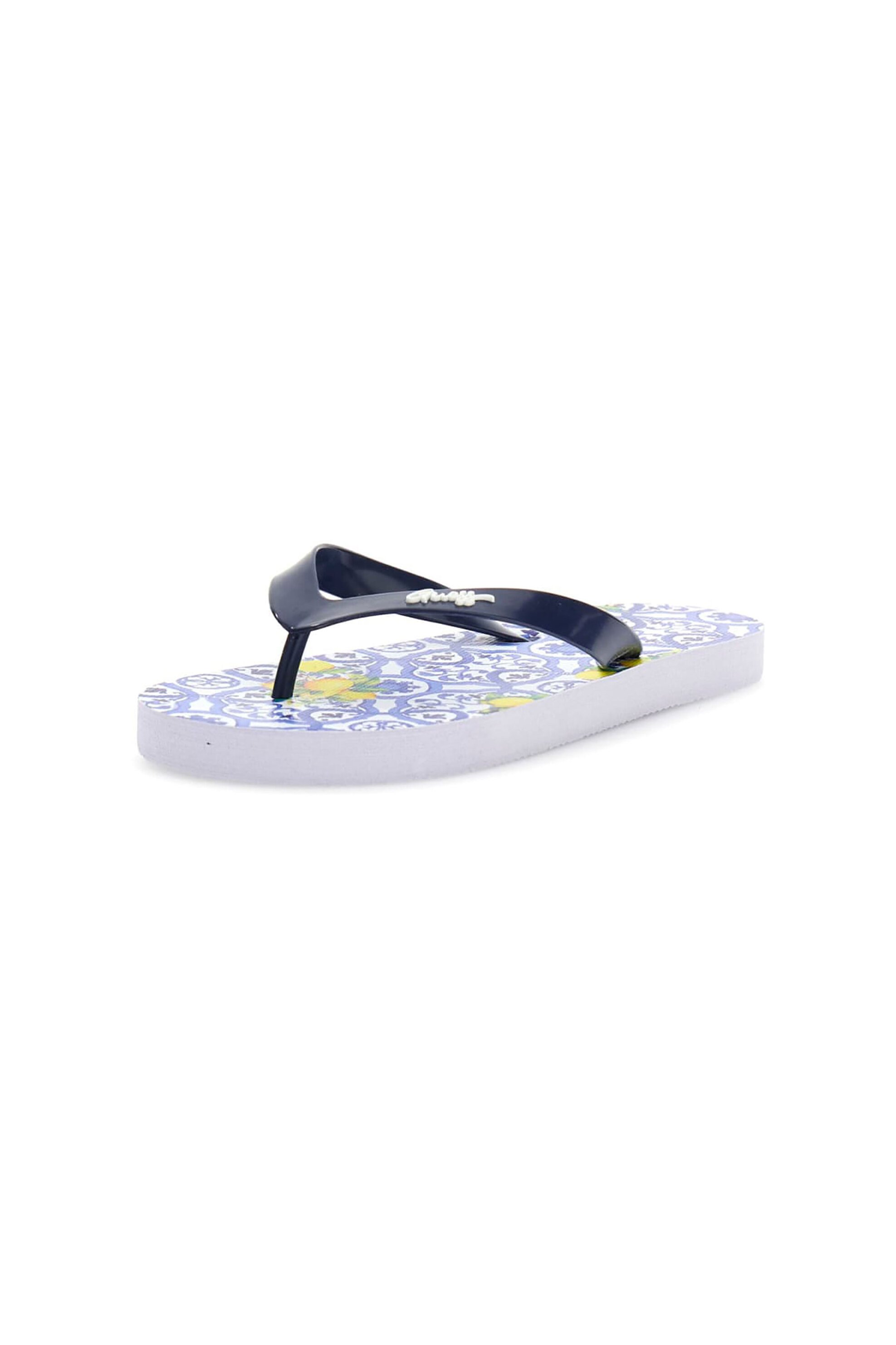 Guess παιδικά σανδάλια με floral και logo print - J6GZ25WO780 Μπλε φωτογραφία