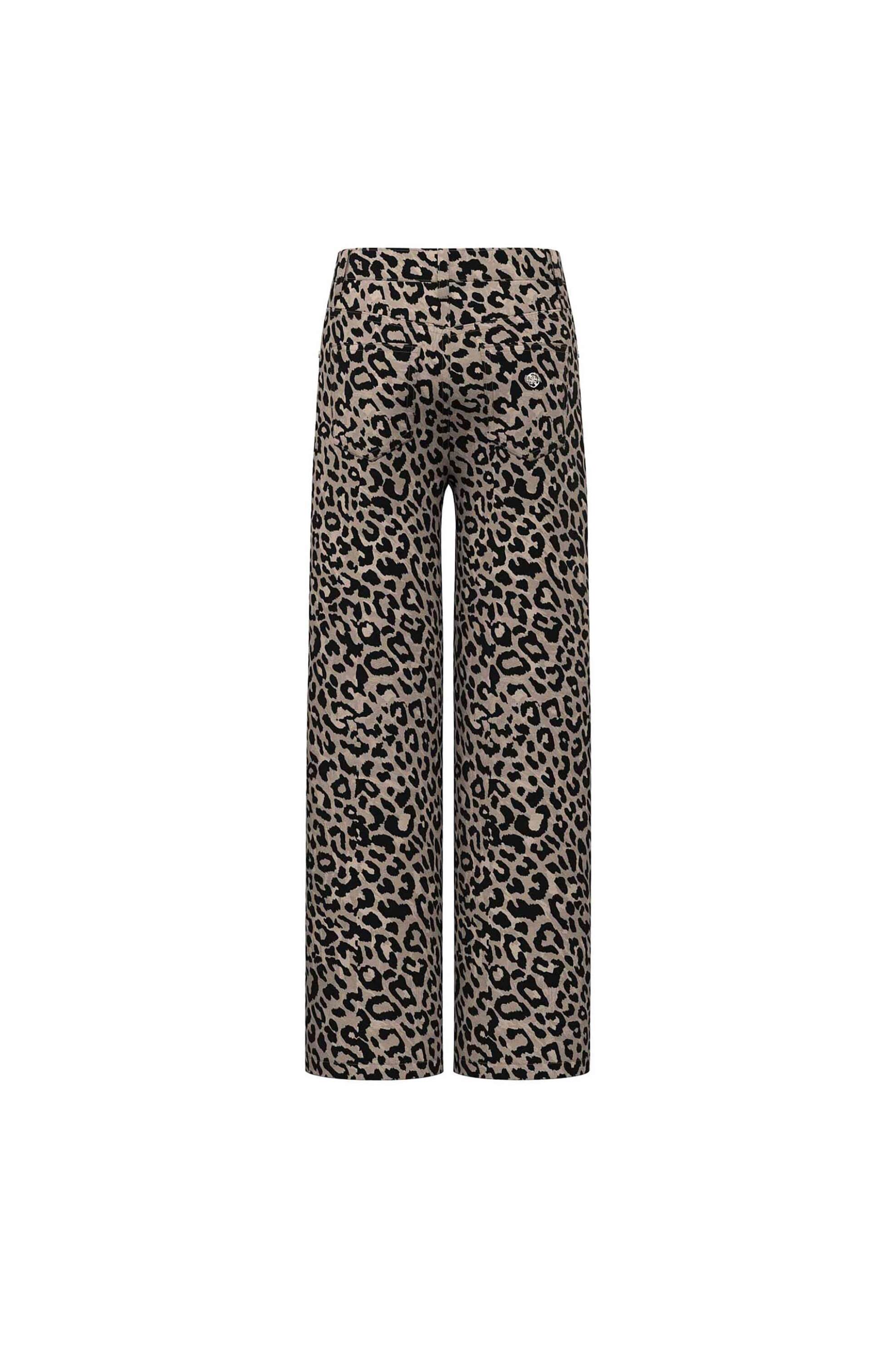 Guess Παιδικό Τζιν Παντελόνι με Animal Print - J6Yb07W2633 Μαύρο Καφέ