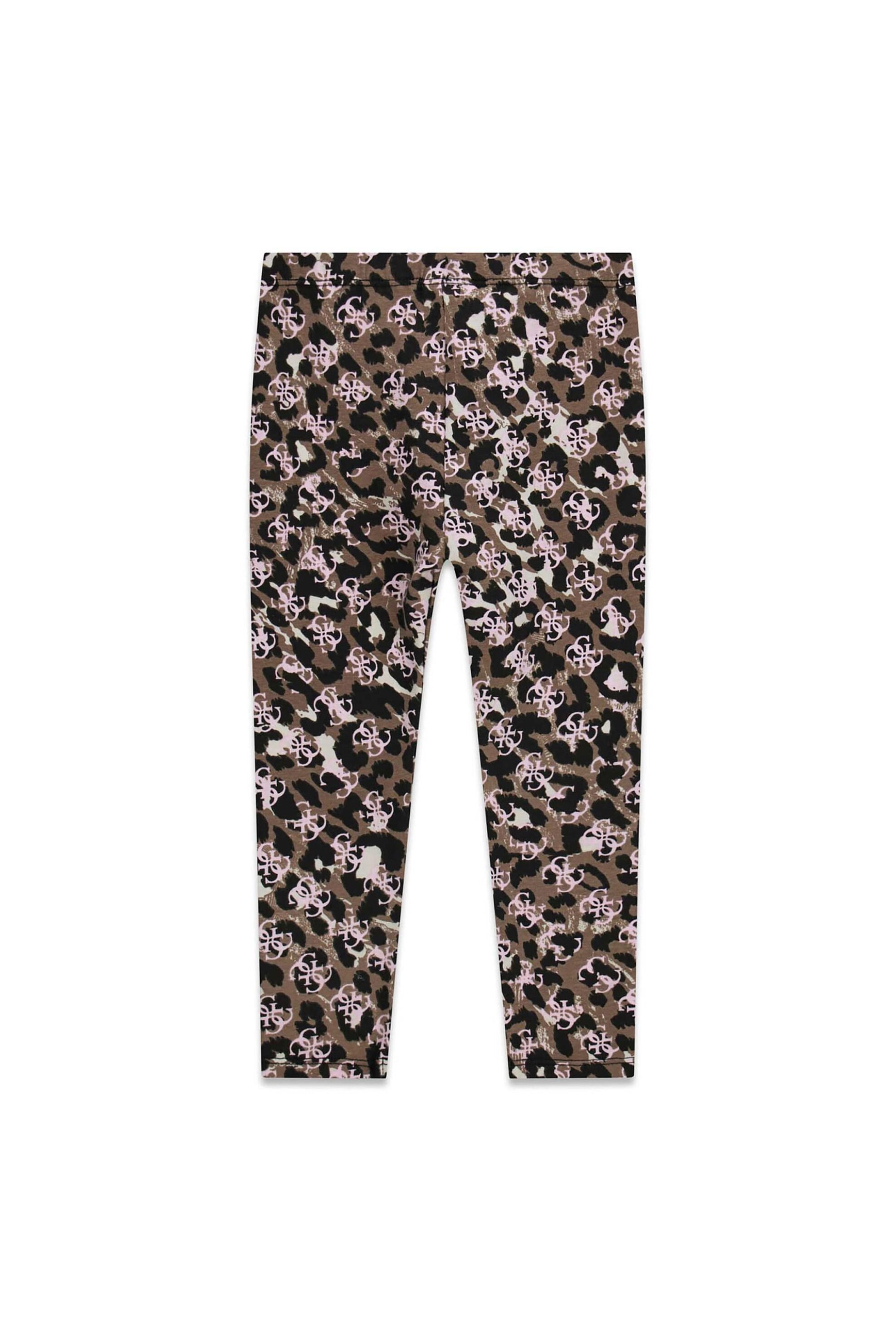 Guess Παιδικό Κολάν με All-Over Print - K6Yb07K3846 Καφέ Ανοιχτό