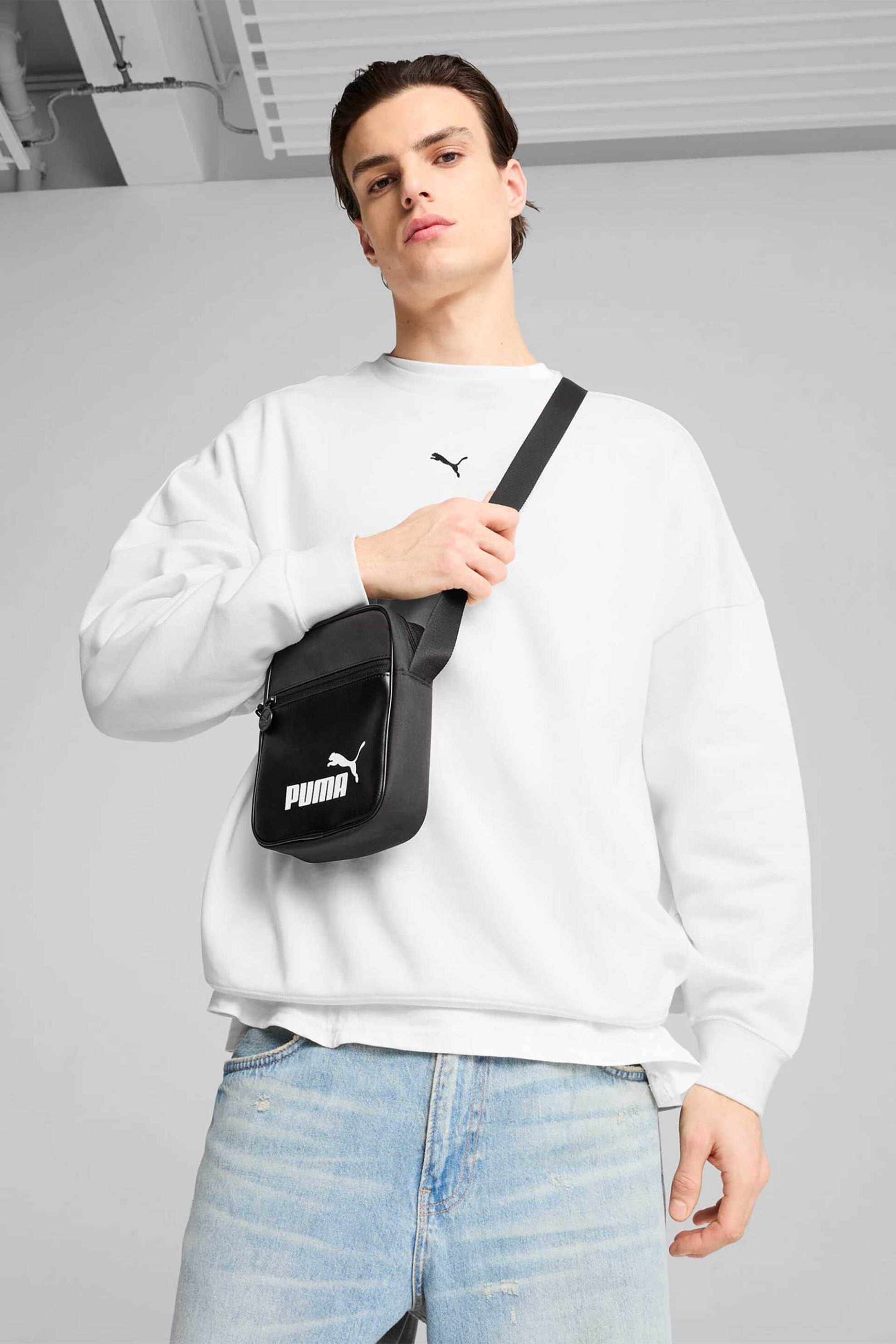 Puma ανδρικό τσαντάκι crossbody με λογότυπο "Campus" - 091295 Μαύρο φωτογραφία