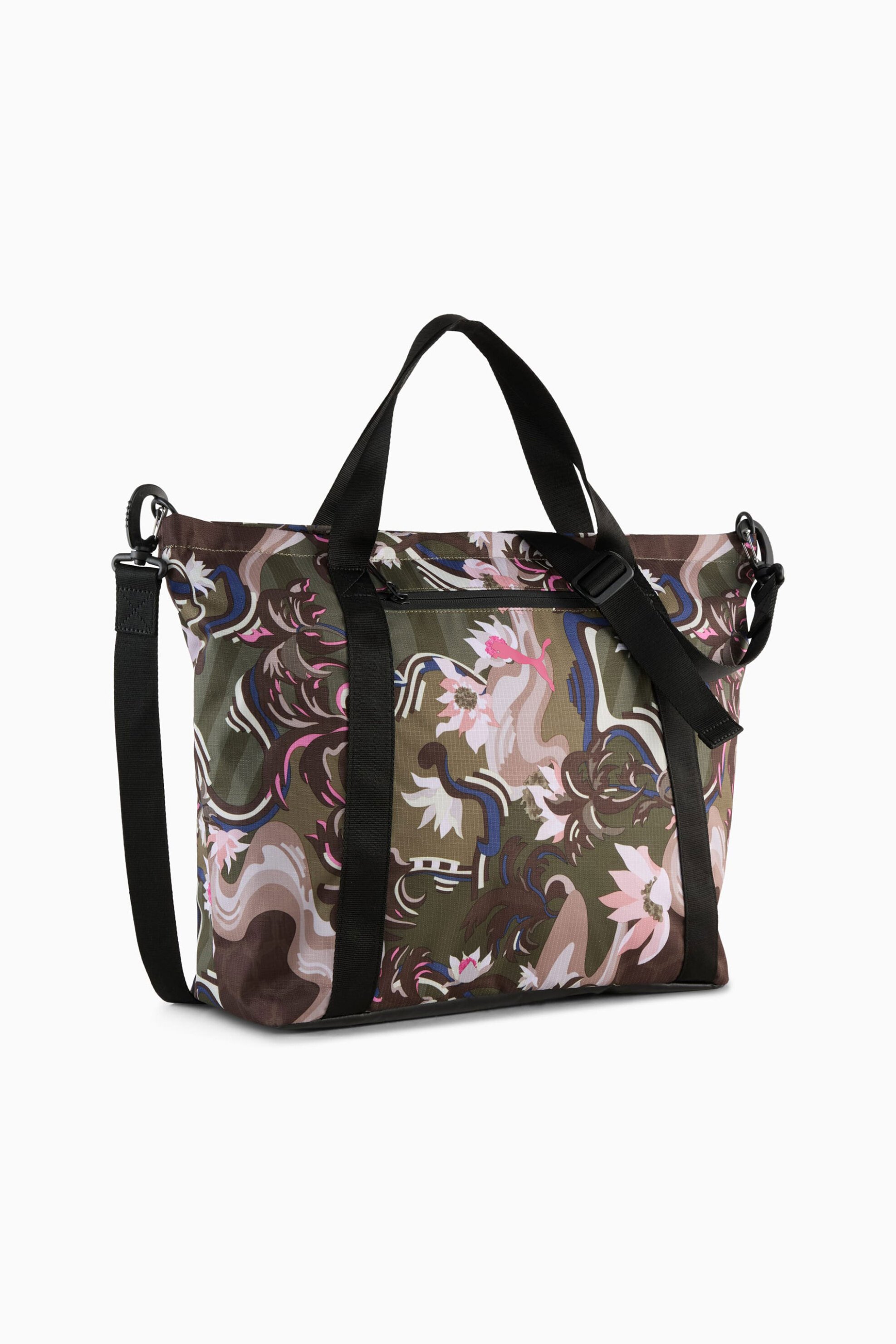Puma γυναικεία τσάντα shopper με floral print 