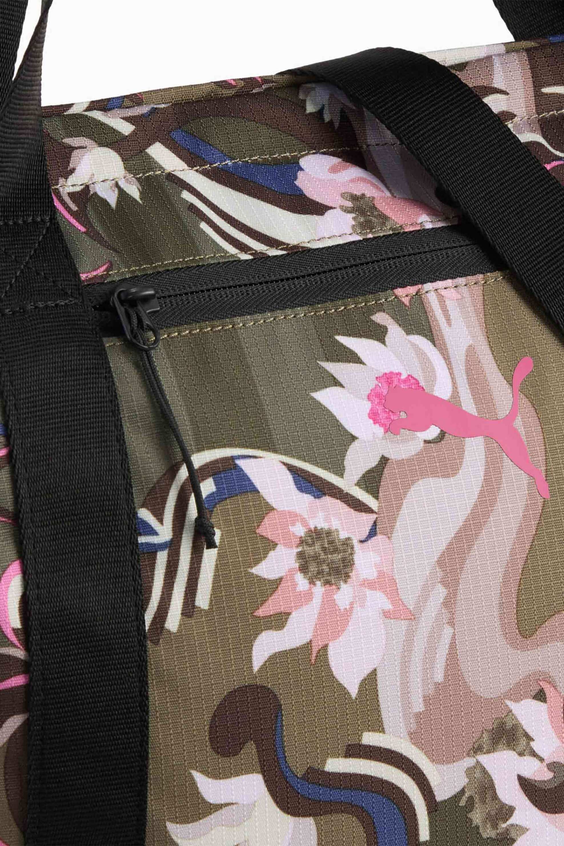 PUMA Puma γυναικεία τσάντα shopper με floral print "Active Training Essentials" - 092392 Λαδί - 3