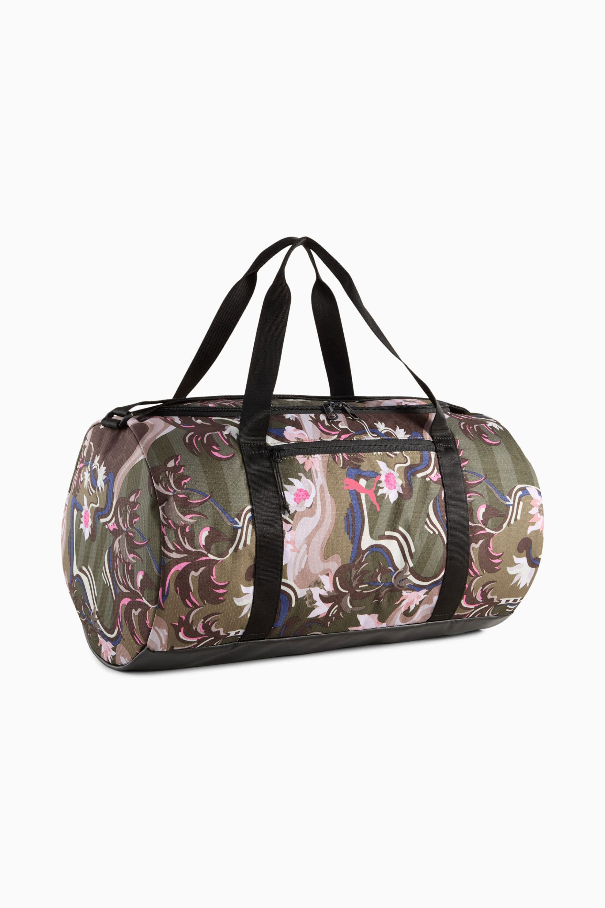 PUMA Puma γυναικείο σακ-βουαγιάζ με floral print "Active Training Essentials" - 092394 Λαδί