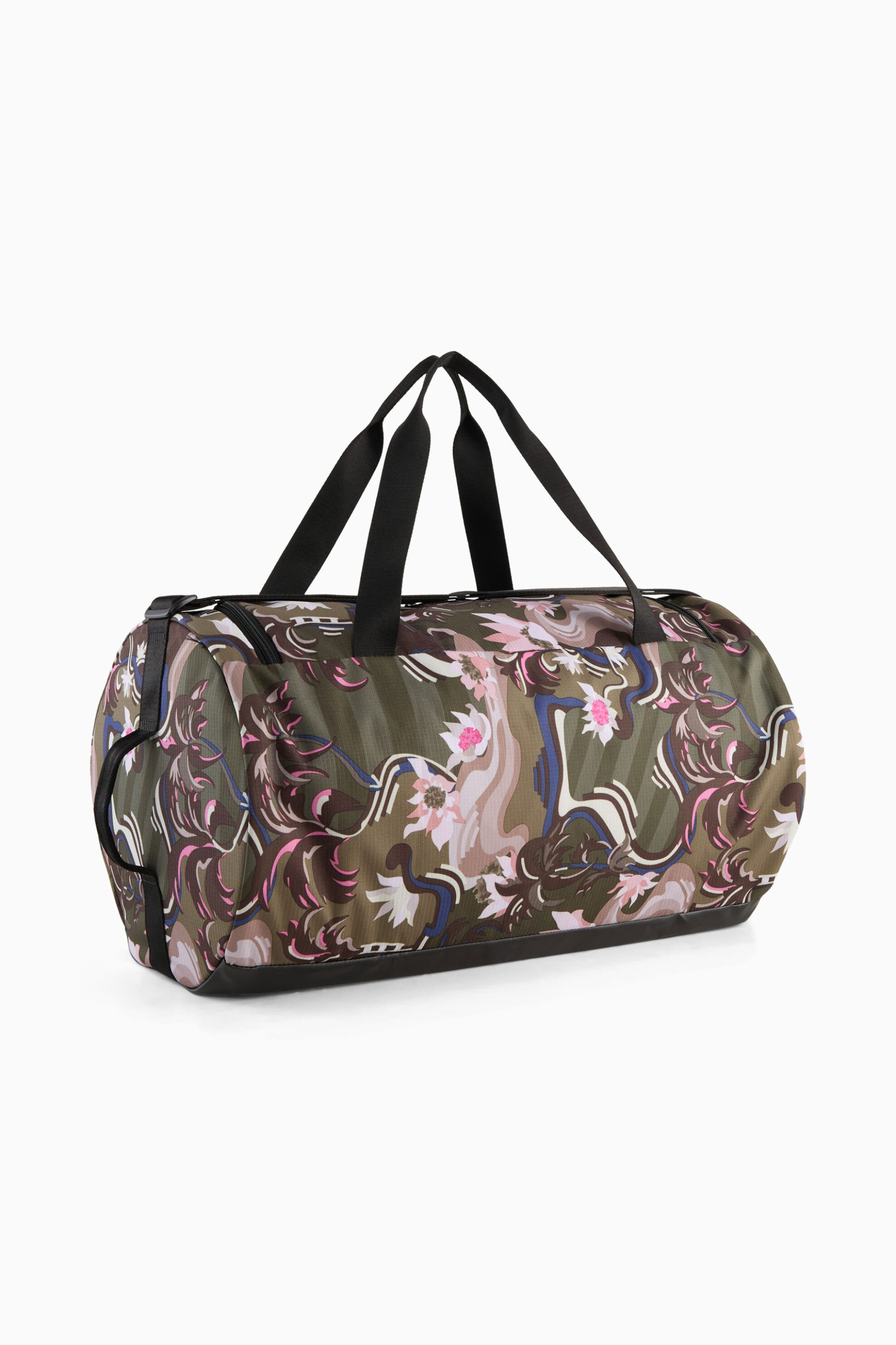PUMA Puma γυναικείο σακ-βουαγιάζ με floral print "Active Training Essentials" - 092394 Λαδί - 2