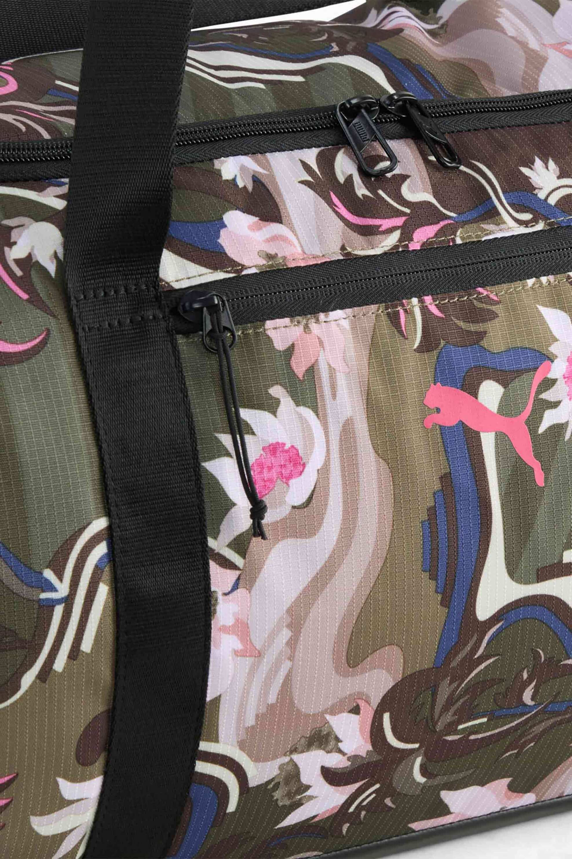PUMA Puma γυναικείο σακ-βουαγιάζ με floral print "Active Training Essentials" - 092394 Λαδί - 3