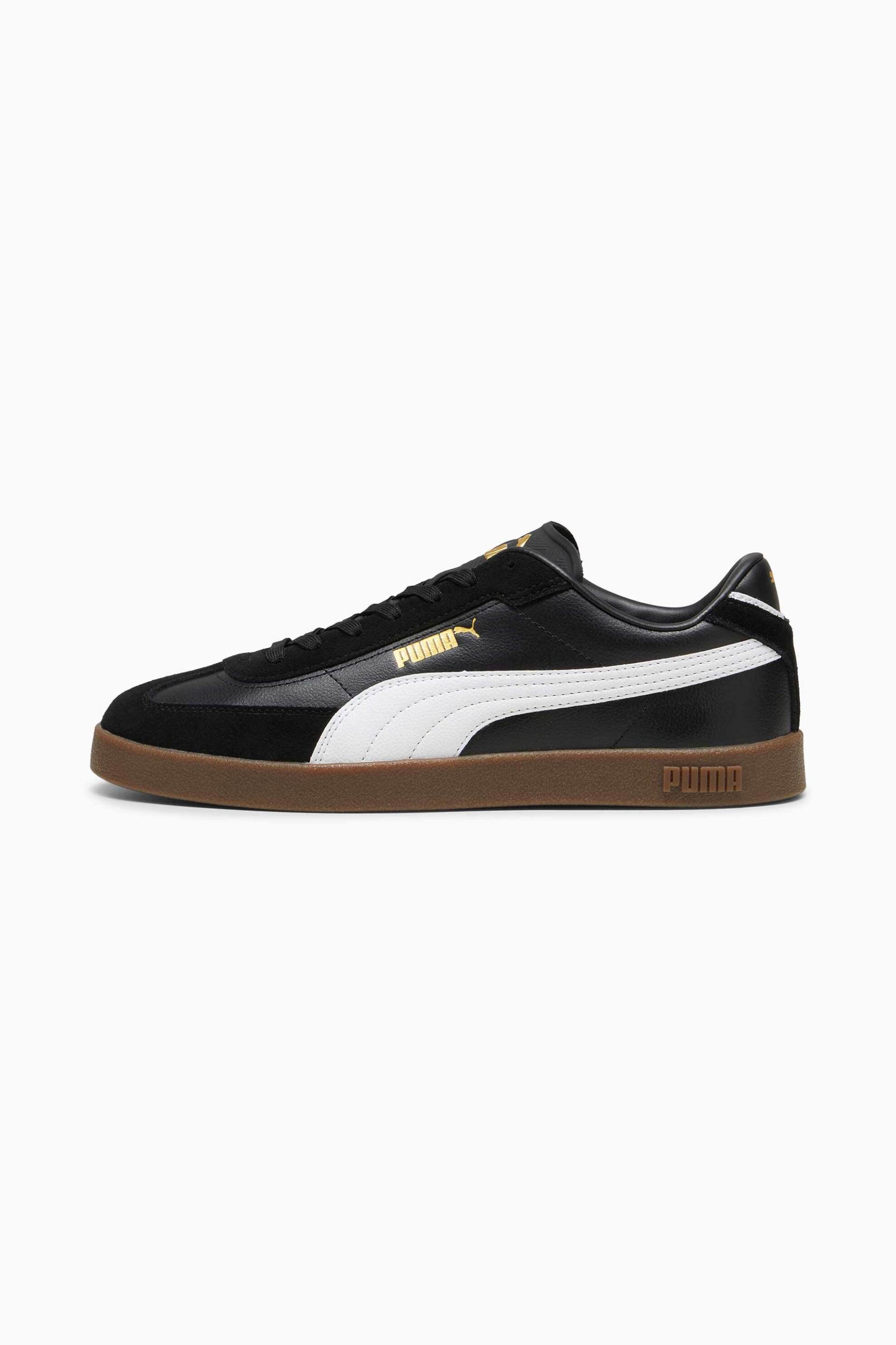 Puma unisex δερμάτινα sneakers "Club II Era" - 397447 Μαύρο