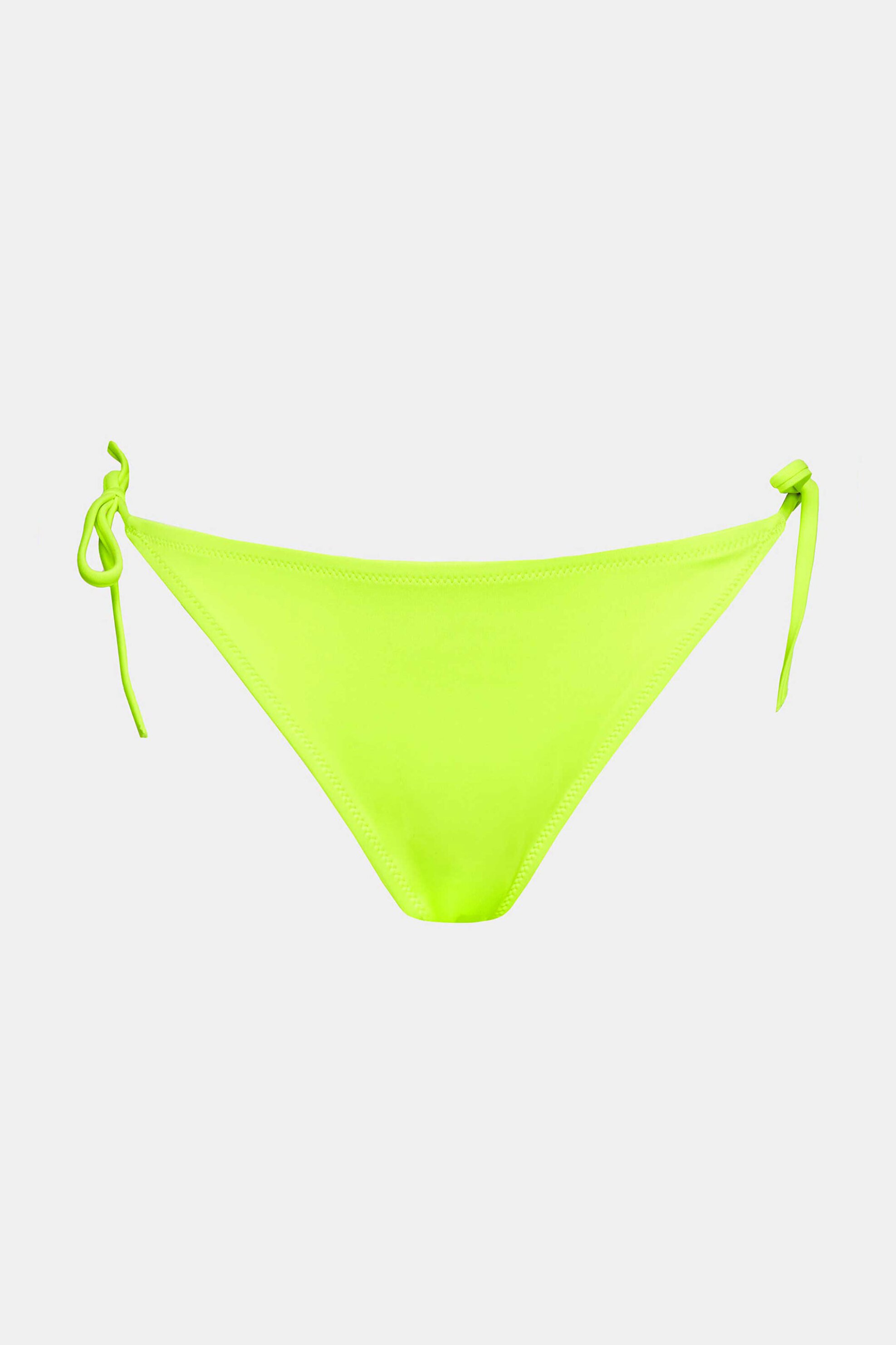 CALVIN KLEIN Calvin Klein γυναικείο μαγιό μπικίνι σλιπ με λογότυπο στο πίσω μέρος - KW0KW02508 Κίτρινο - 4