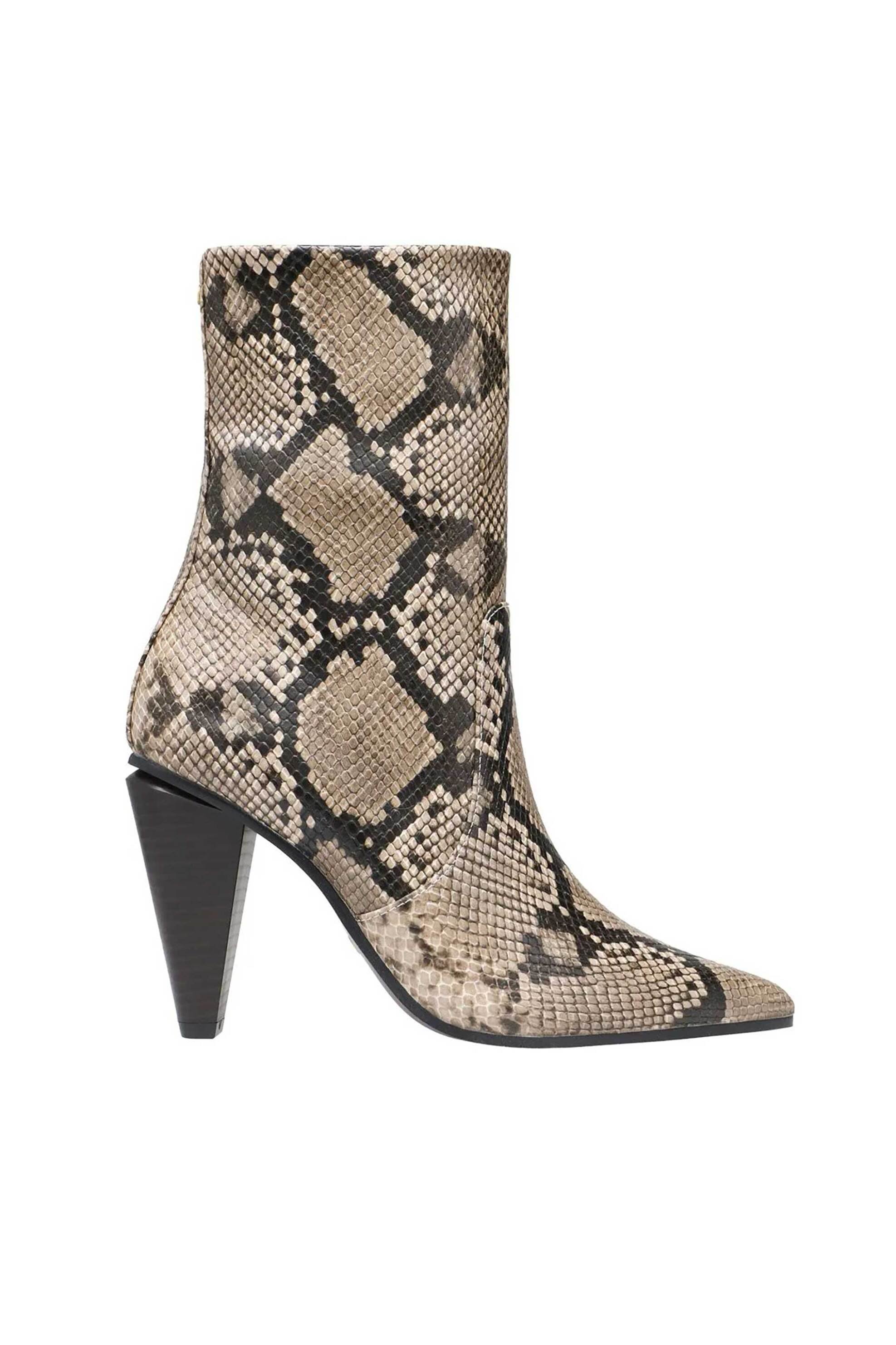 Mexx γυναικεία μποτάκια με snake print 