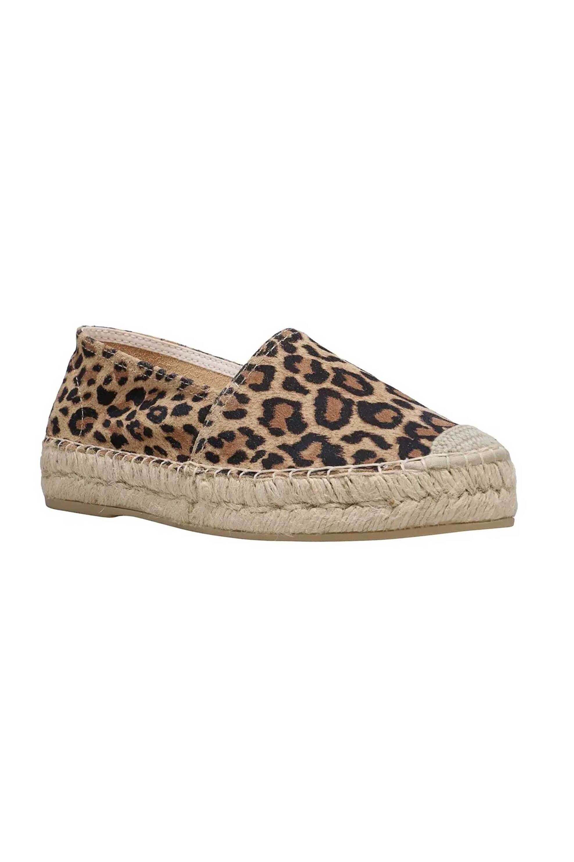 Macarena γυναικείες suede εσπαντρίγιες "Elisa 13 Leopardo" - ELISA13LE Μπεζ φωτογραφία