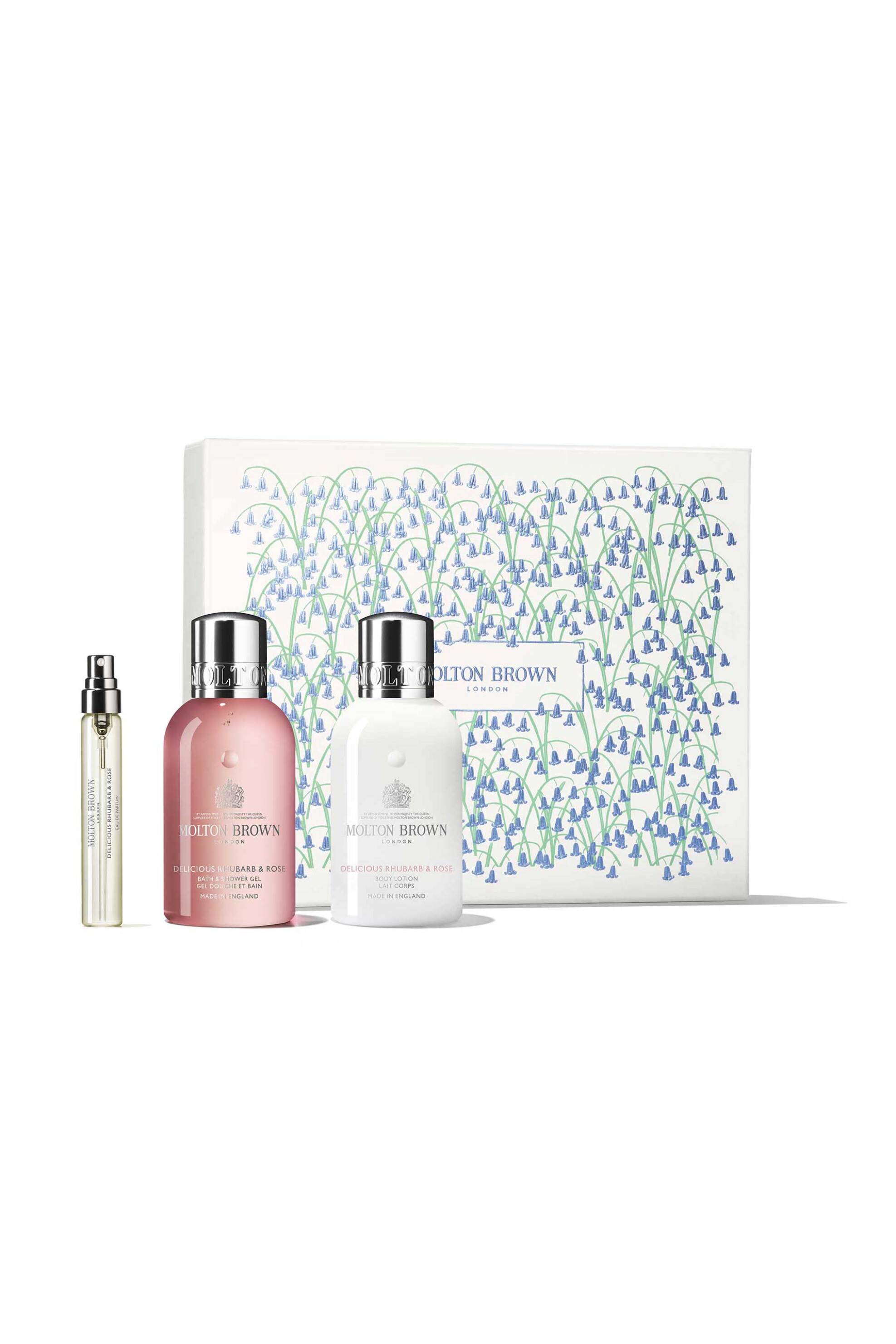 MOLTON BROWN Molton Brown Delicious Rhubarb & Rose Travel Gift Set - 5111242