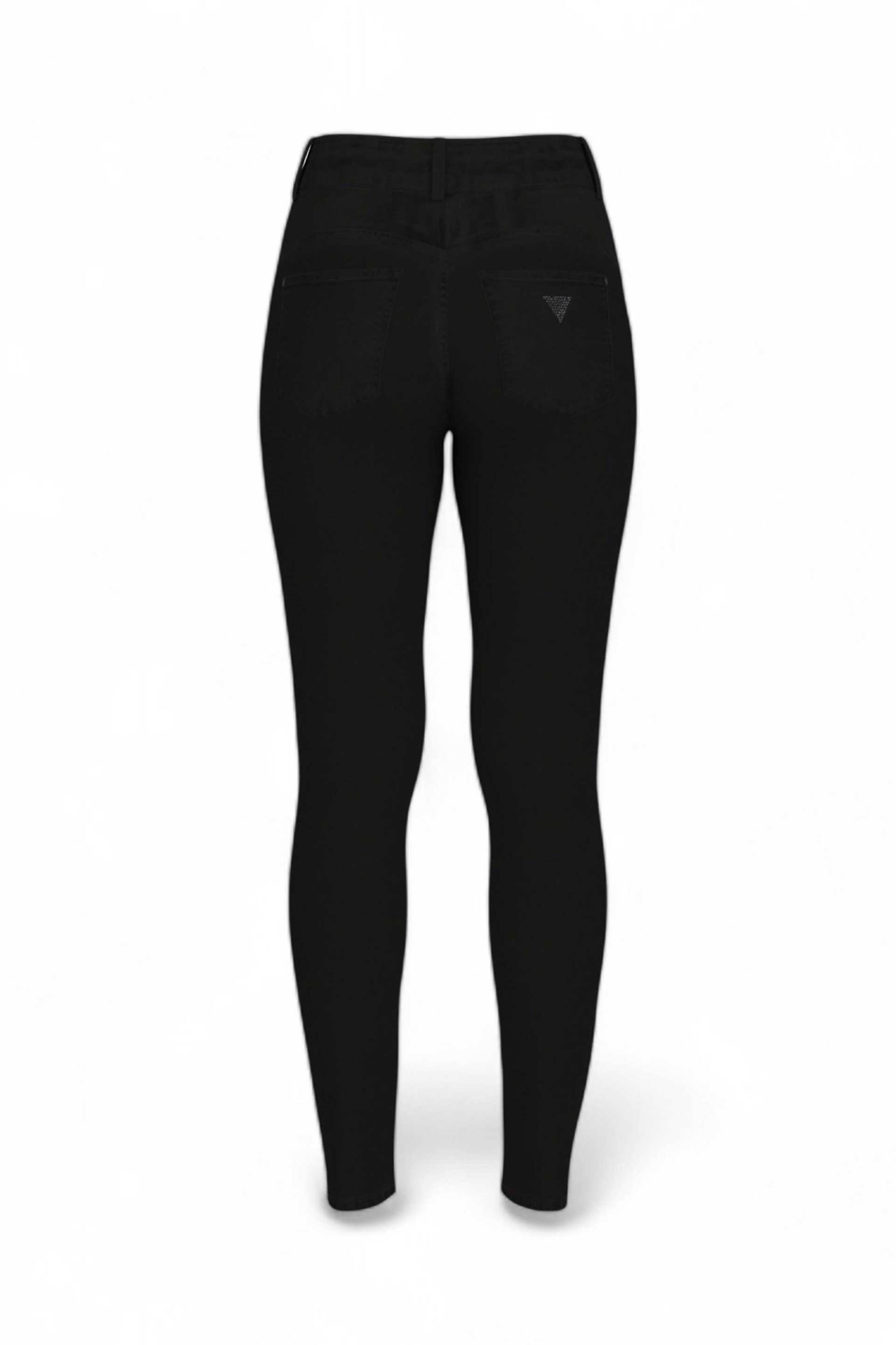 GUESS Guess γυναικείο ελαστικό παντελόνι shape up - W5RA34D5LM1 Μαύρο - 2
