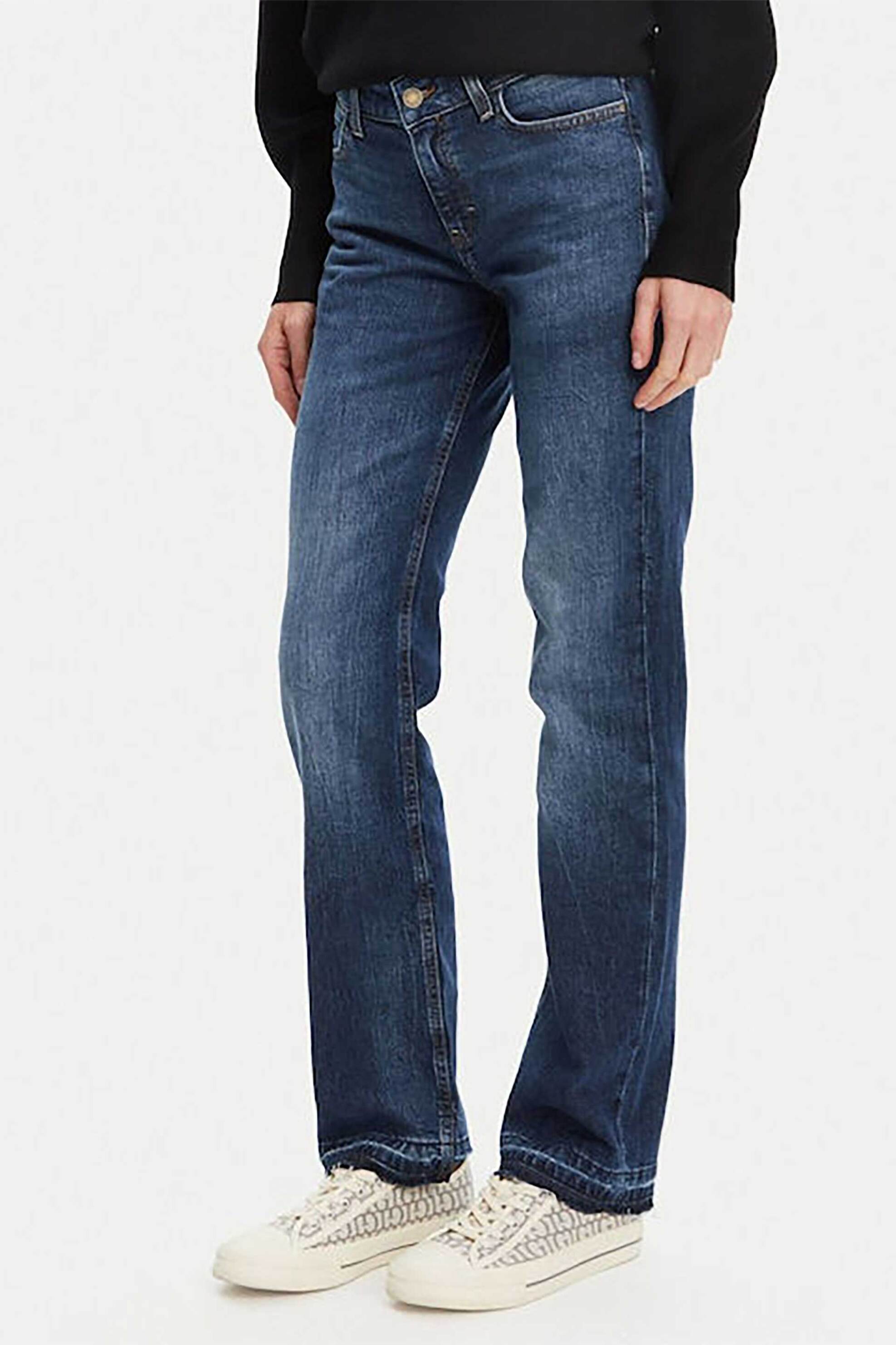 Guess γυναικείο τζιν παντελόνι Cigarette Fit "Nicky" - W5YA0RD5QP4 Denim Blue φωτογραφία