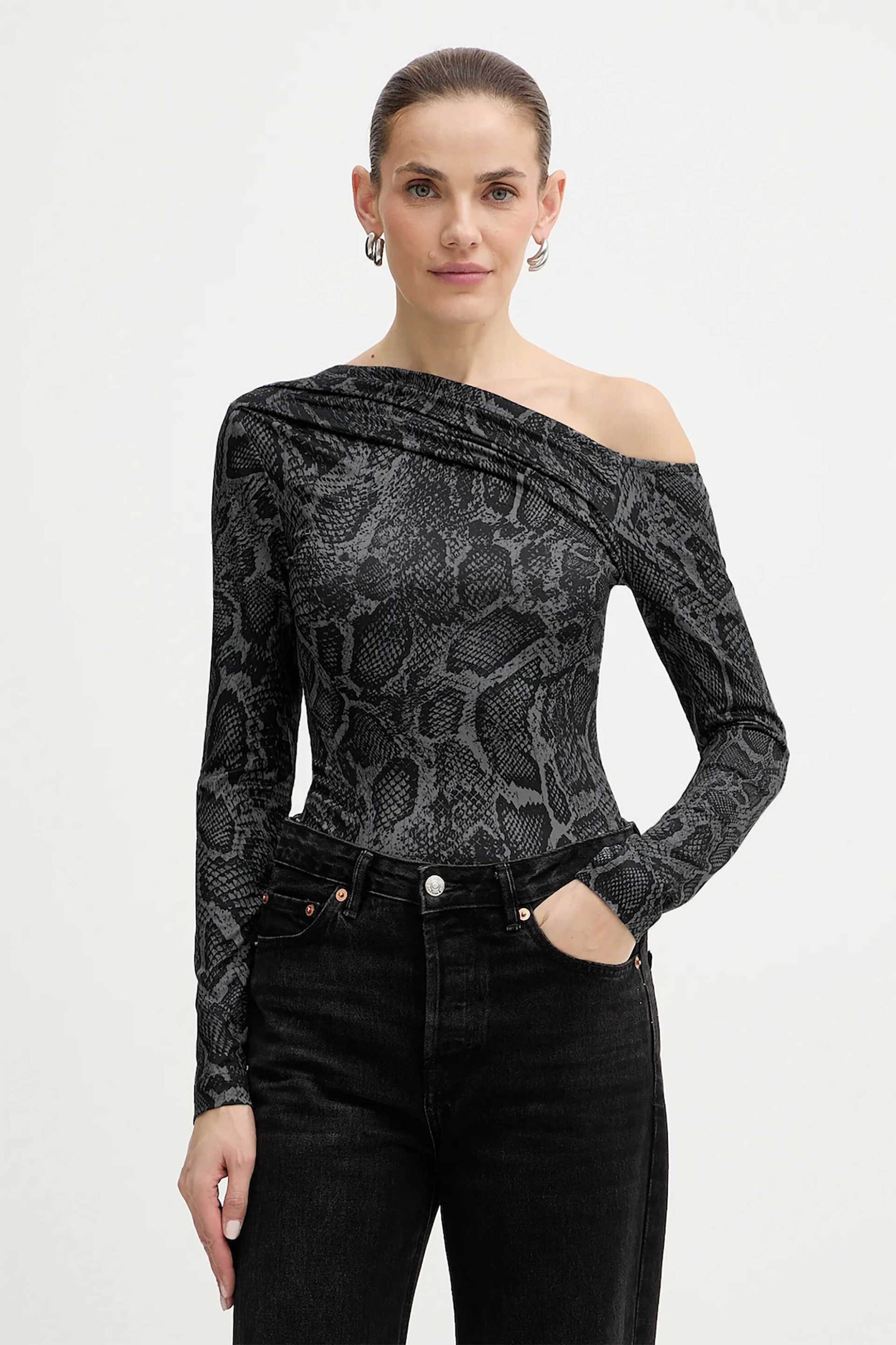 Γυναικείες μπλούζες guess σε γκρι