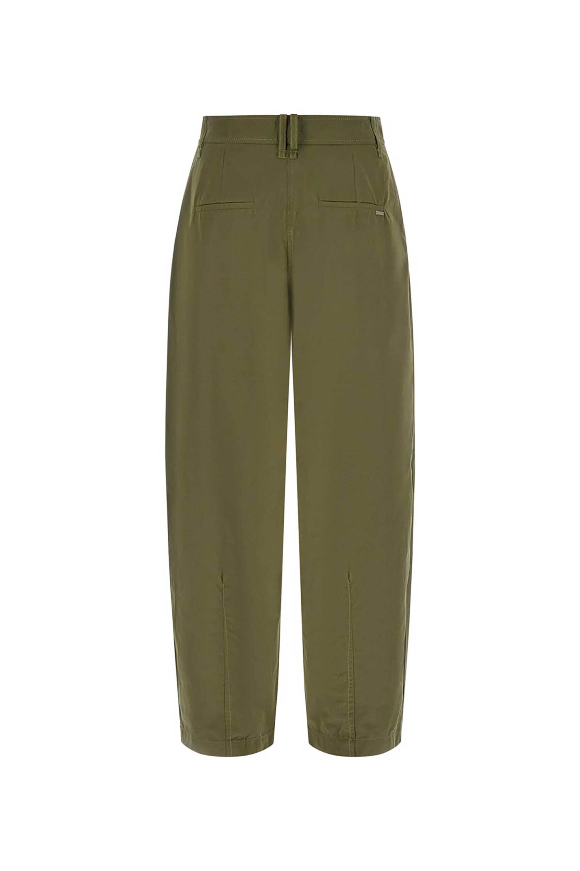 GUESS Guess γυναικείο παντελόνι Wide Leg - W6RB08WJ692 Λαδί - 2