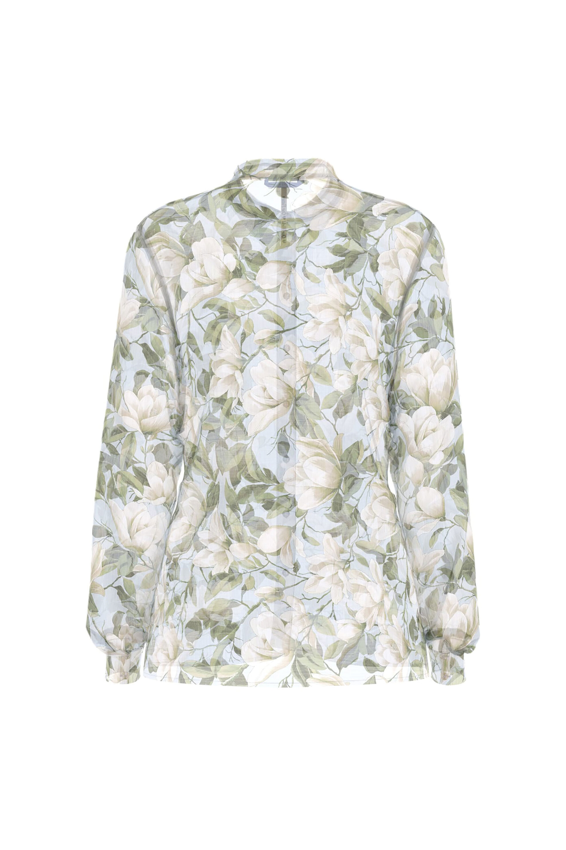 Guess Γυναικείο Πουκάμισο με Floral Print Regular Fit Clouis - W6Rh73Wdw82 Κρέμ