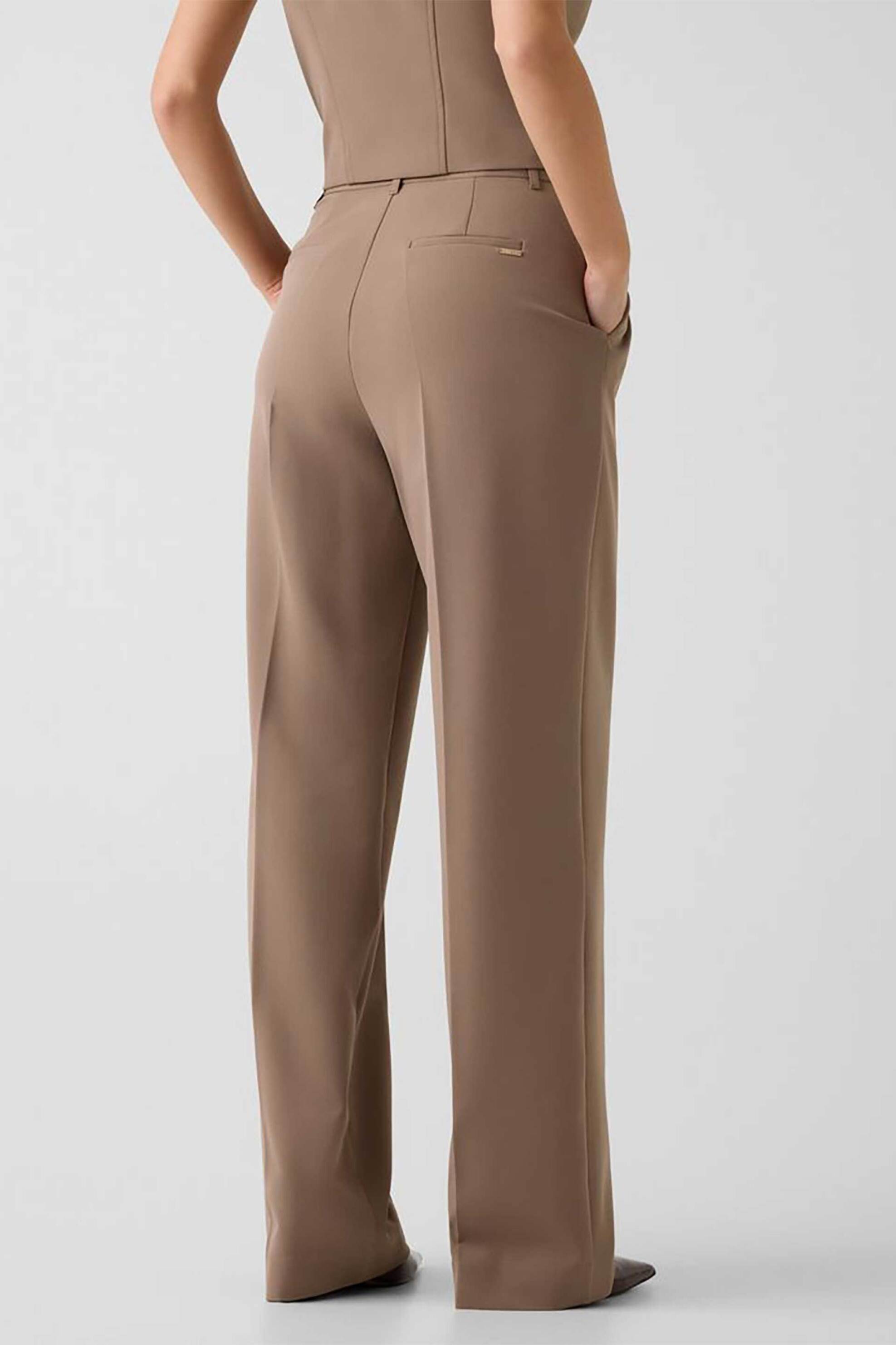 GUESS Guess γυναικείο παντελόνι Wide Leg - W6RB02WH9Y2 Μπεζ - 3