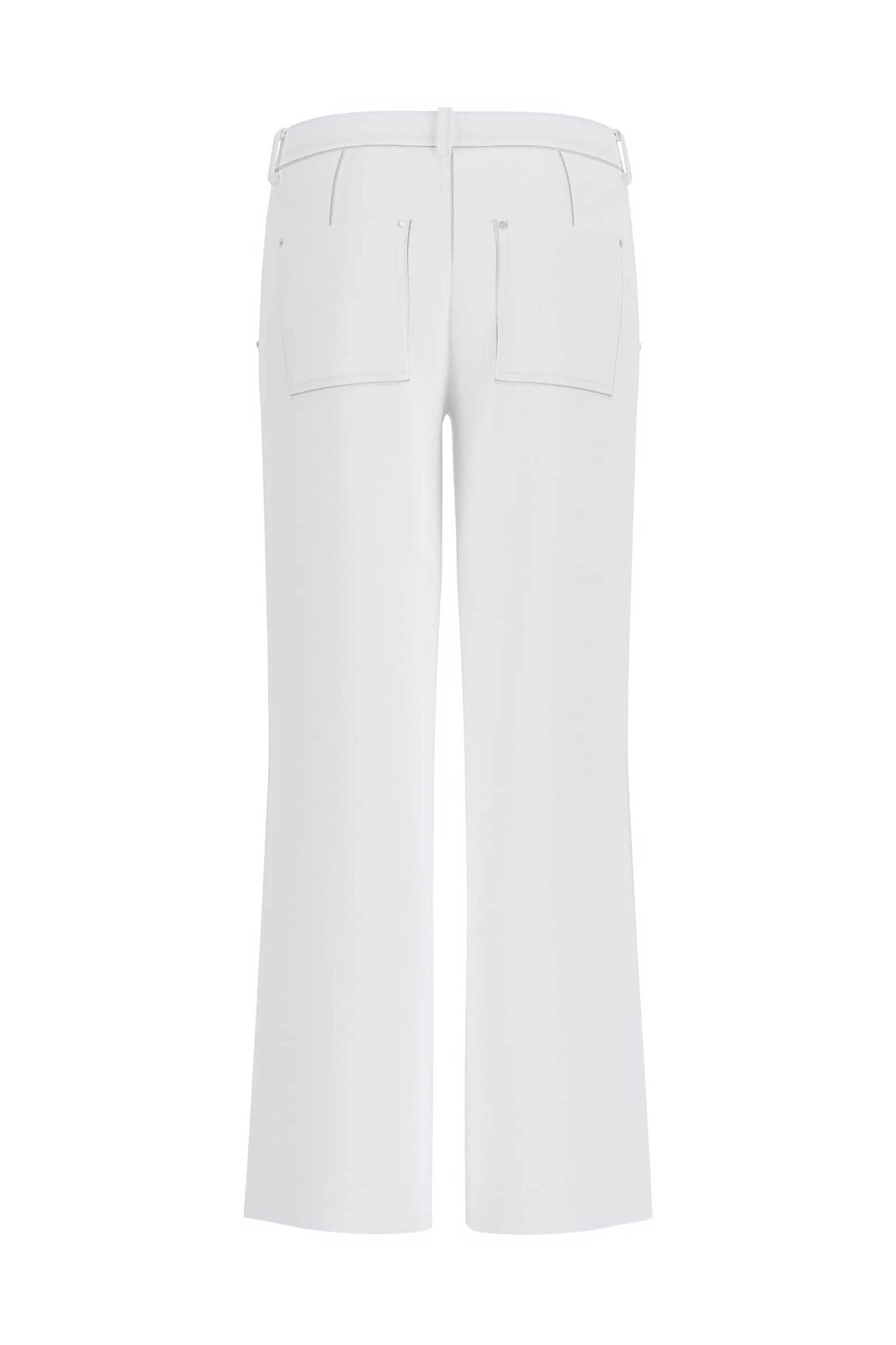 Guess γυναικείο παντελόνι Wide Leg - W6GA1LD0707 Λευκό