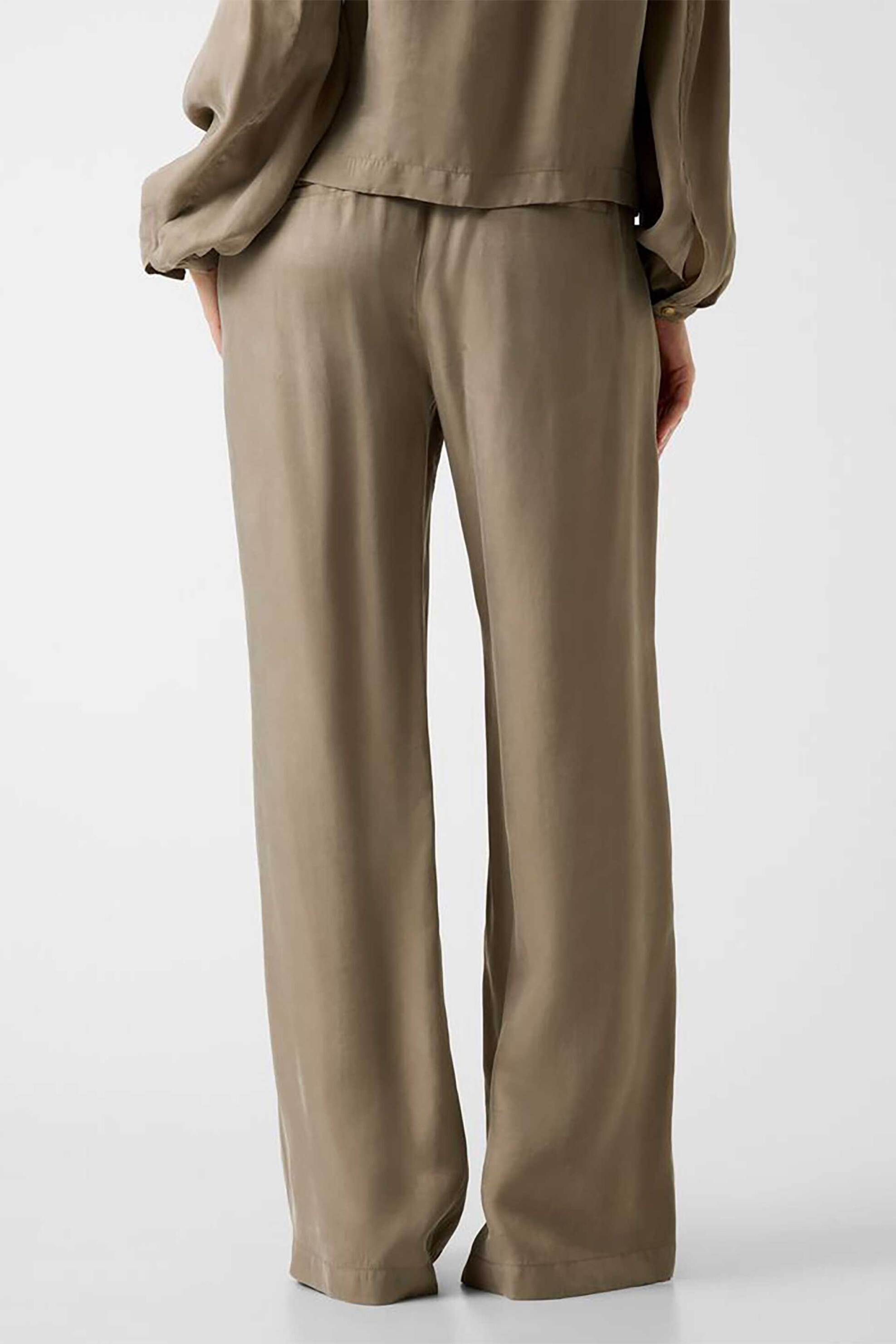 Guess γυναικείο ψηλόμεσο παντελόνι Flared Fit - W6GB07W1781 Καφέ Ανοιχτό φωτογραφία