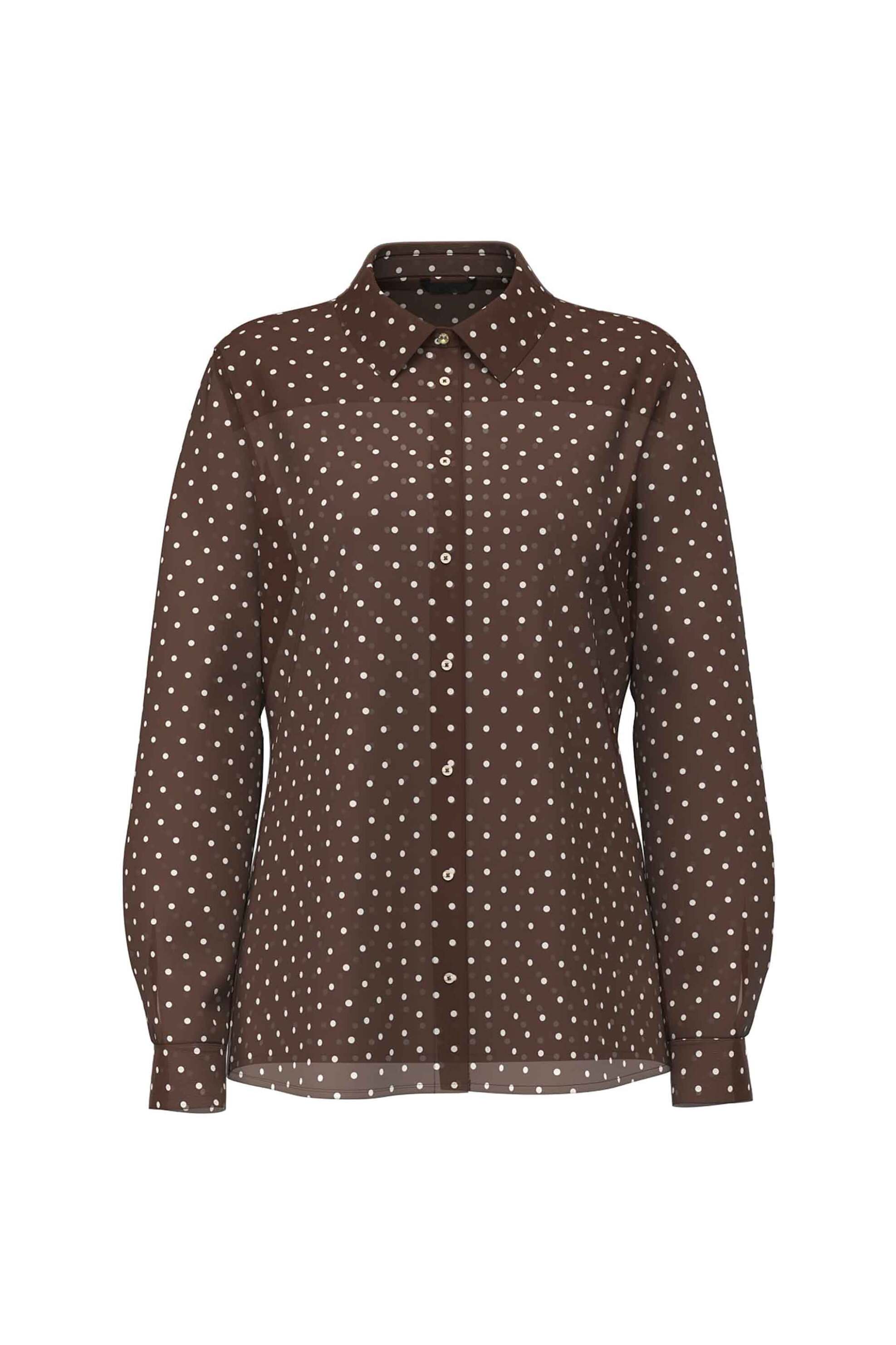 Guess γυναικείο πουκάμισο με all-over print Regular Fit 