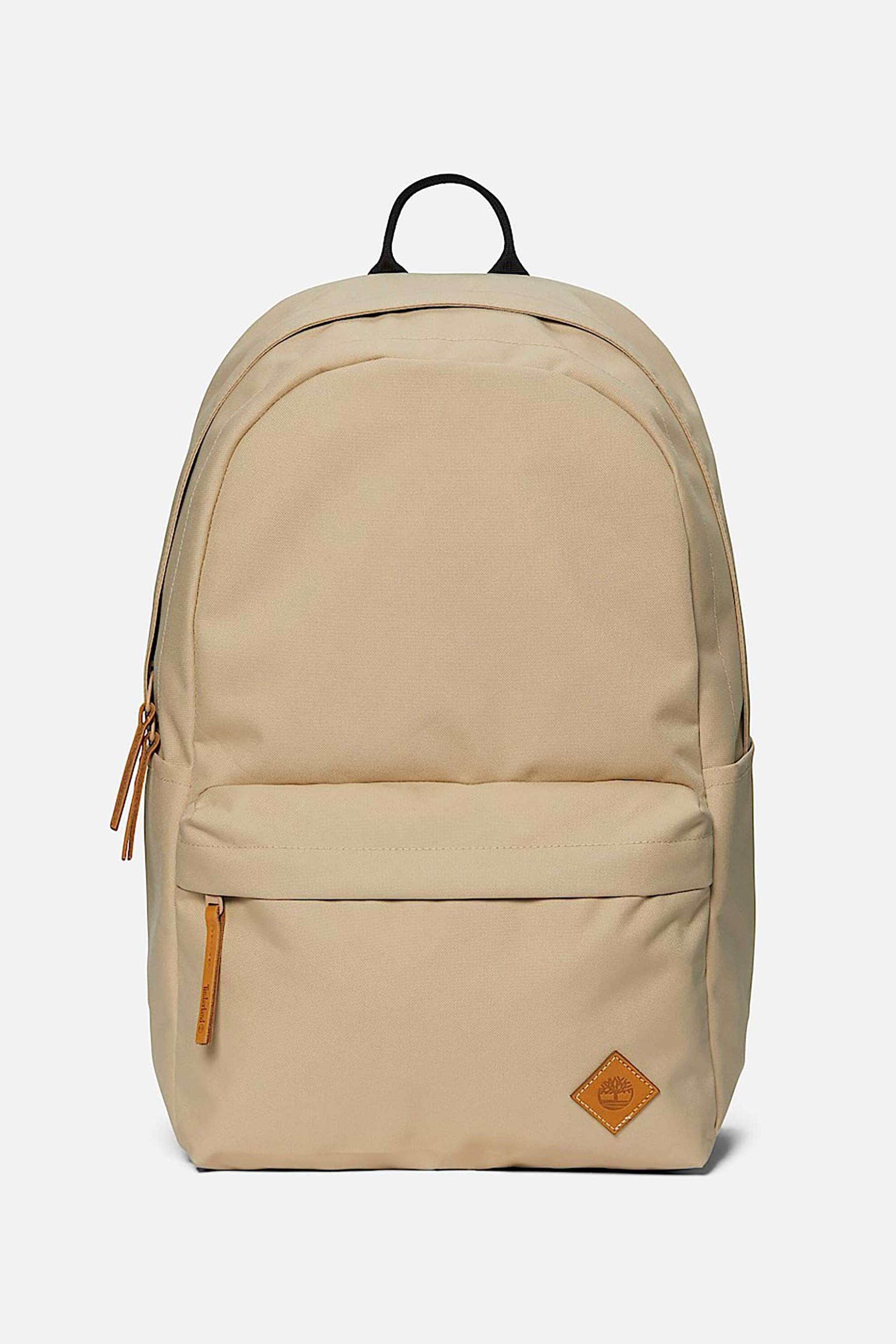 Timberland unisex backpack με logo patch 22 L - TB0A61F3Y941 Μπεζ