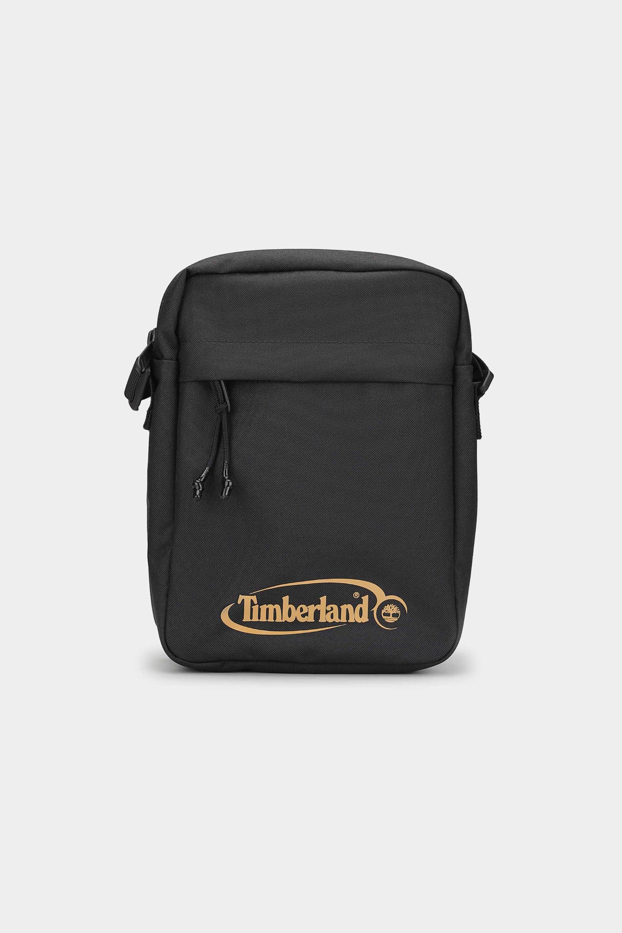 Timberland unisex τσαντάκι crossbody με logo print - TB0A6HFQP561 Μαύρο