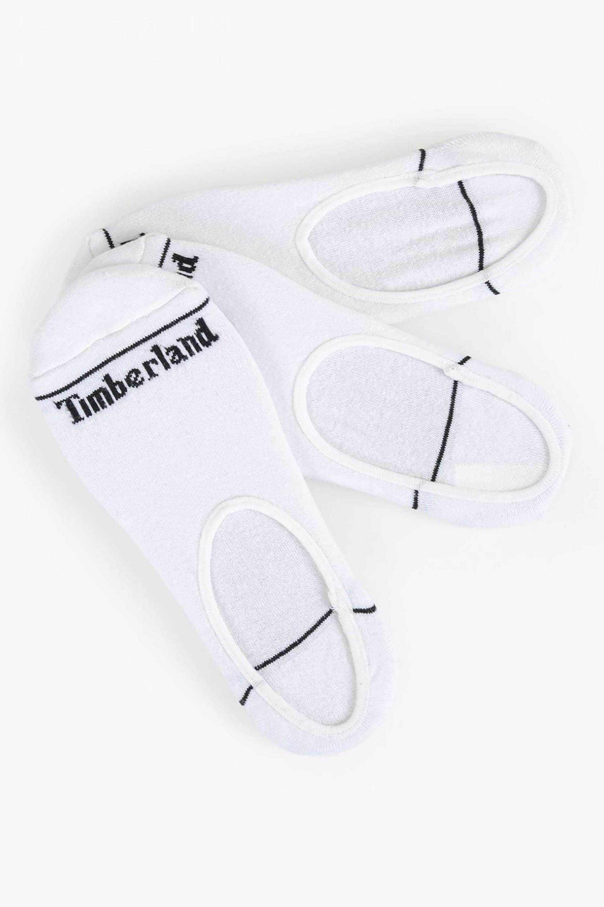 TIMBERLAND Timberland σετ unisex κοντές κάλτσες no-show (3 ζευγάρια) - TB0A6B9F1001 Λευκό