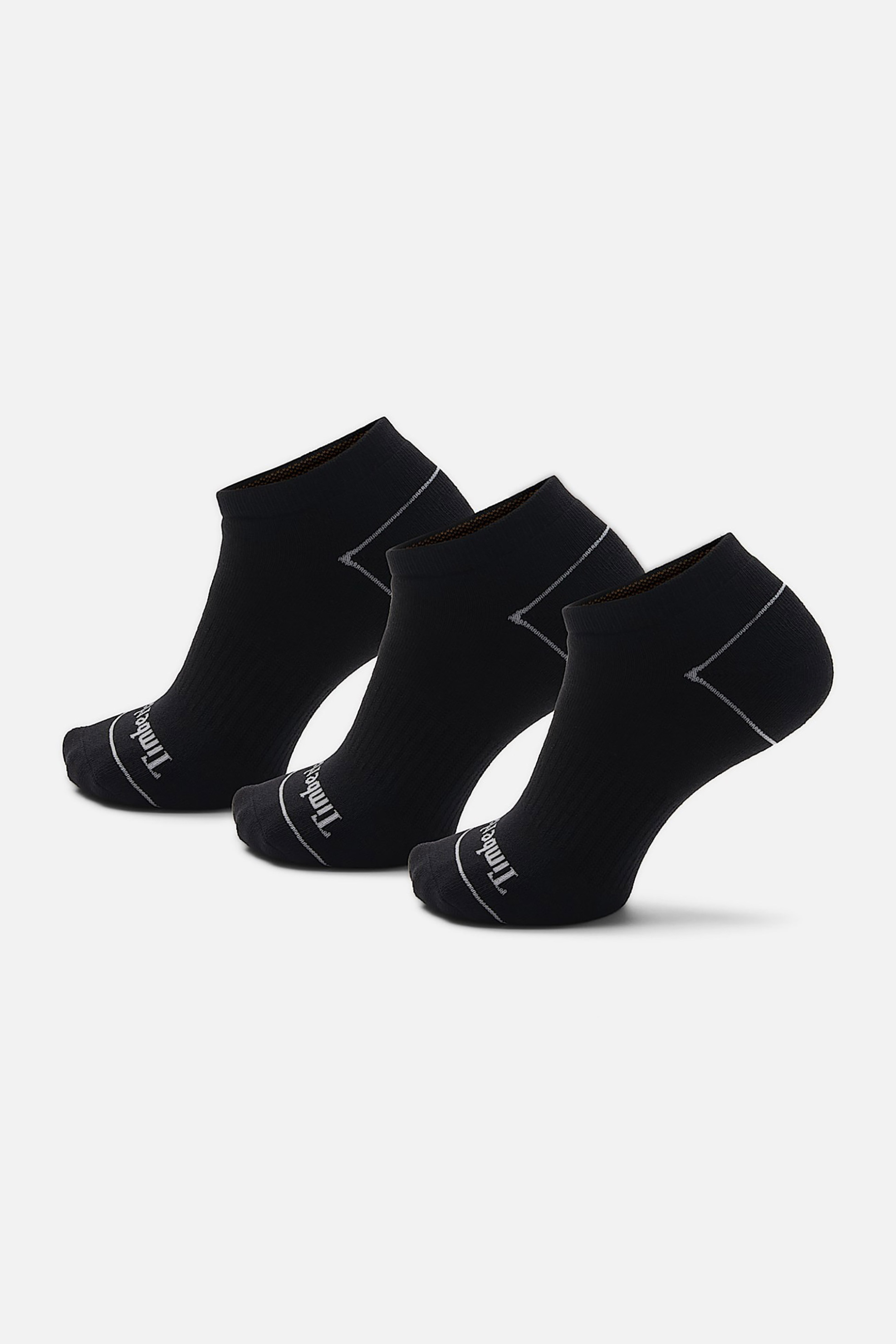 TIMBERLAND Timberland σετ unisex κοντές κάλτσες no-show (3 ζευγάρια) - TB0A6BA30011 Μαύρο