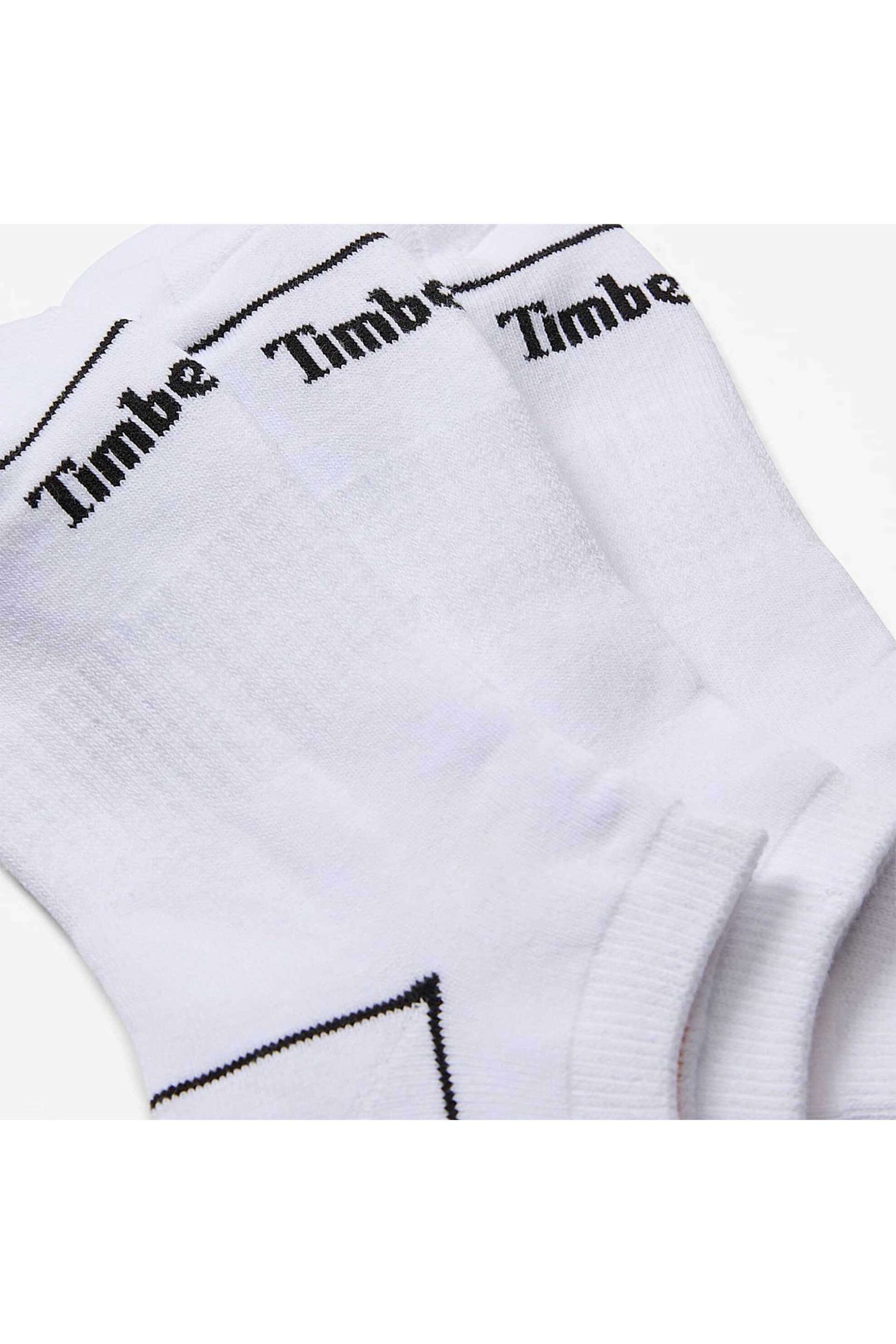 Timberland σετ unisex κοντές κάλτσες no-show (3 ζευγάρια) - TB0A6BA31001 Λευκό φωτογραφία