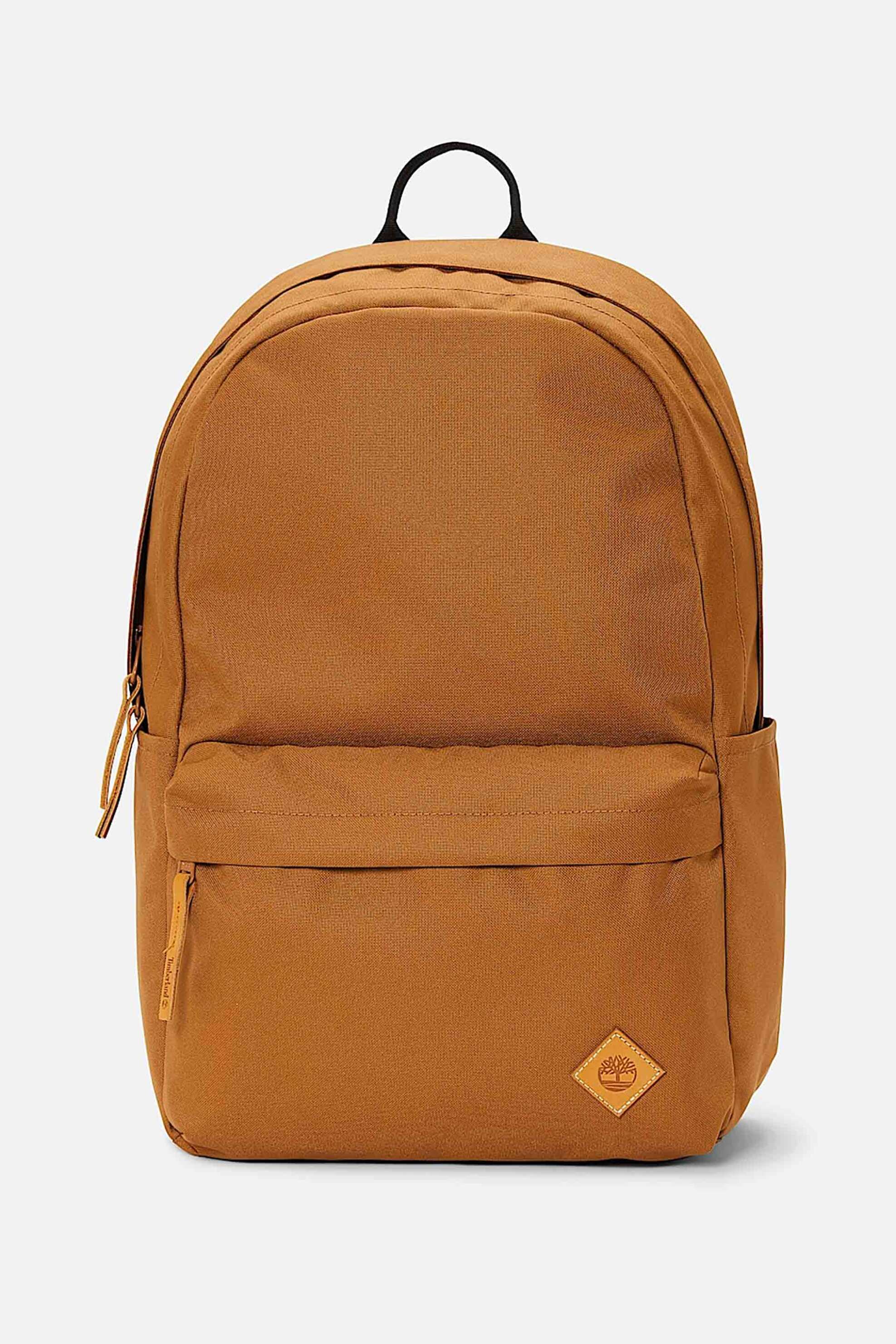 Timberland unisex backpack με logo patch 22 L - TB0A61F3EH21 Μουσταρδί