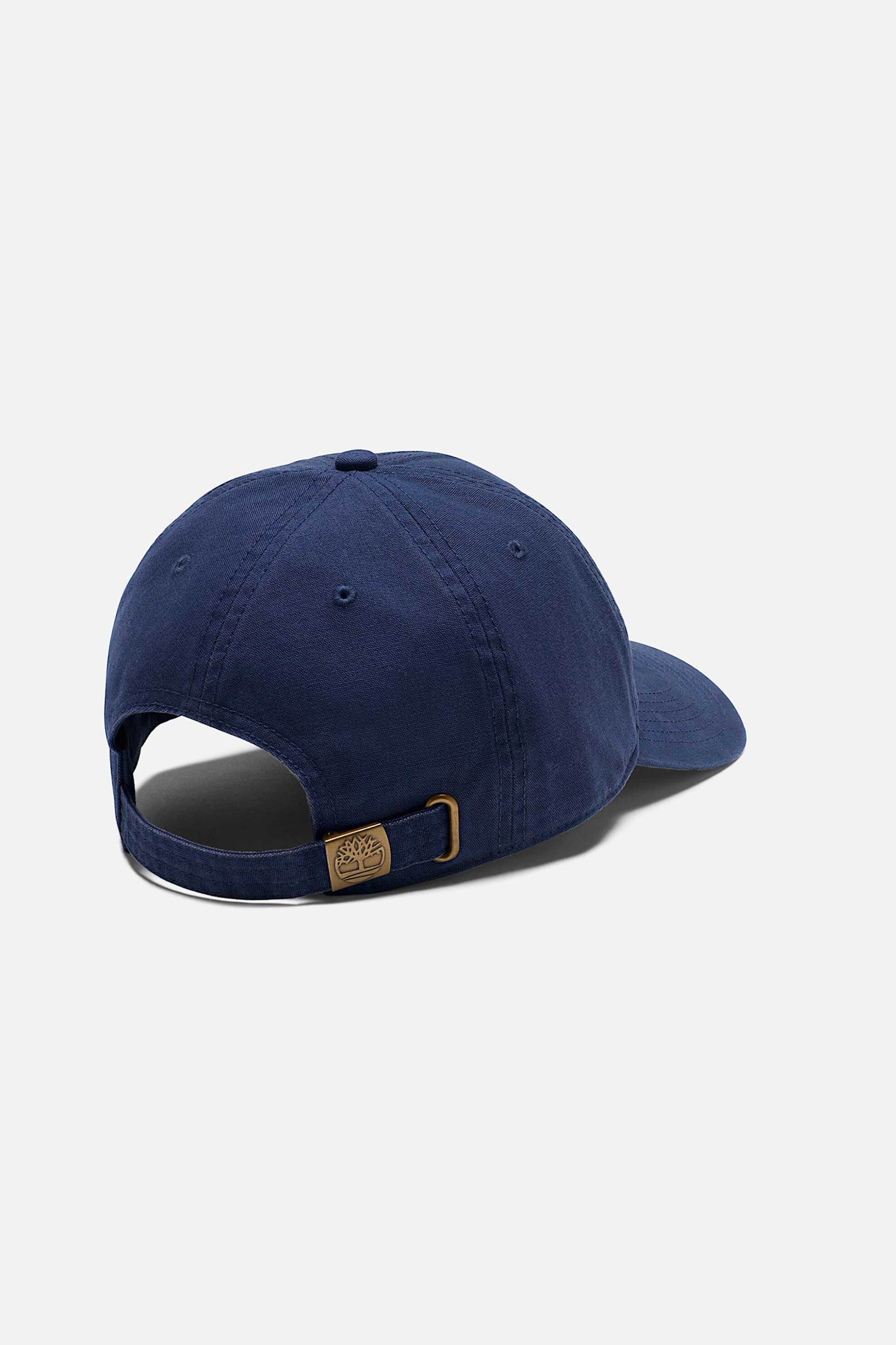 Timberland Ανδρικό Καπέλο Jockey με Λογότυπο - Tb0A66Ba4511 Μπλε