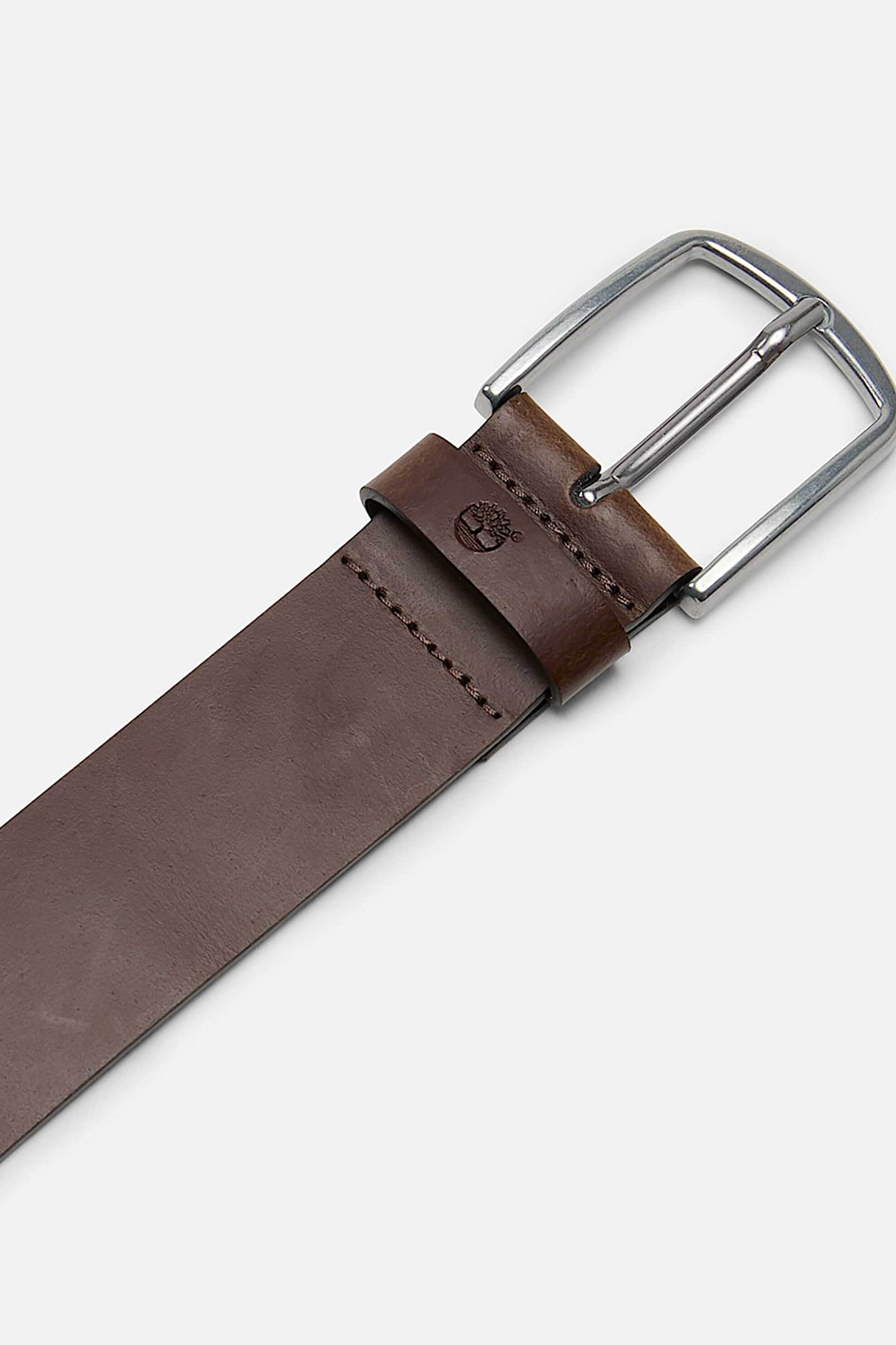 Timberland Ανδρική Δερμάτινη Ζώνη Bluff Point - Tb0A5Nhs2431 Καφέ