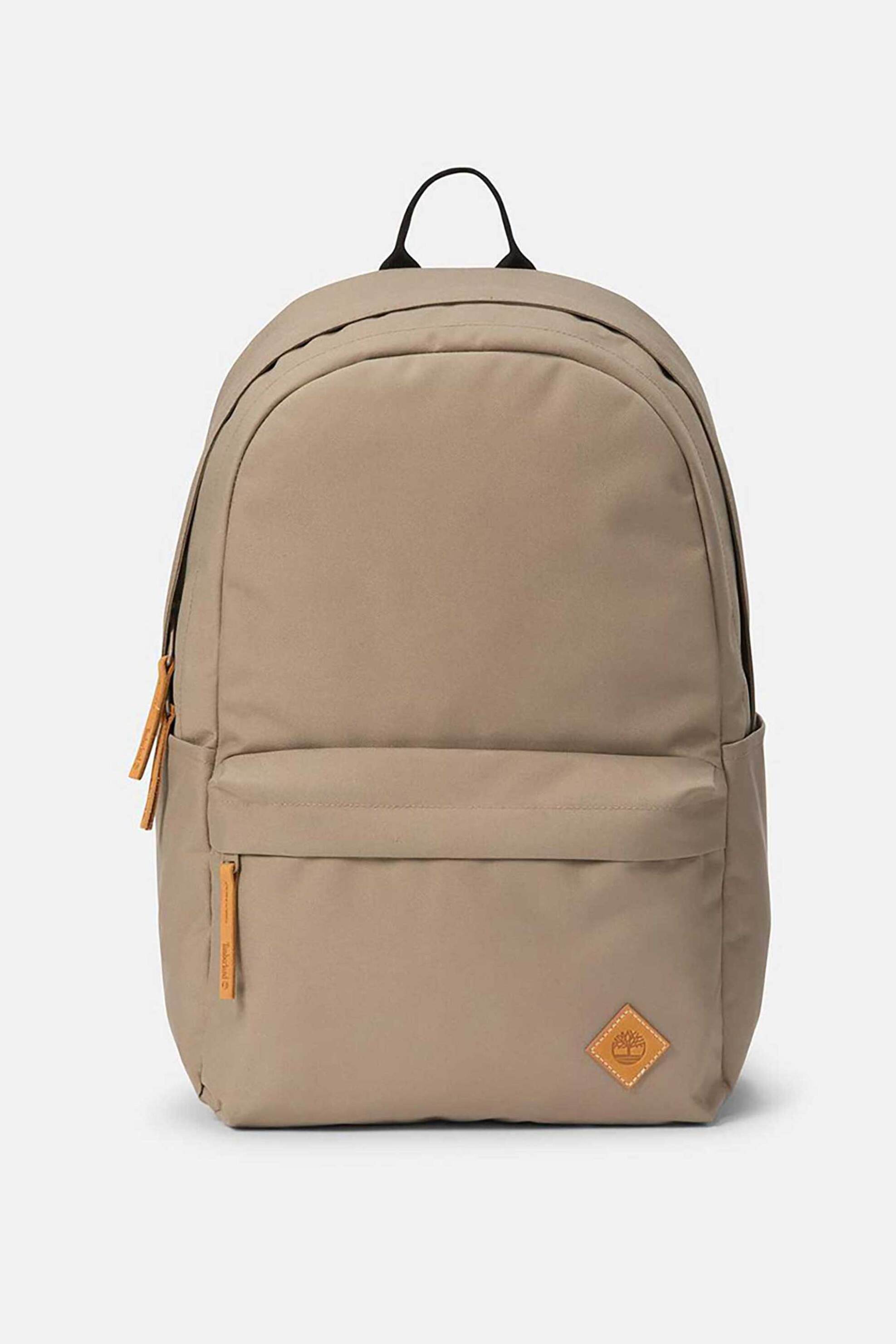Timberland unisex backpack με logo patch 22 L - TB0A61F3A0F1 Μπεζ