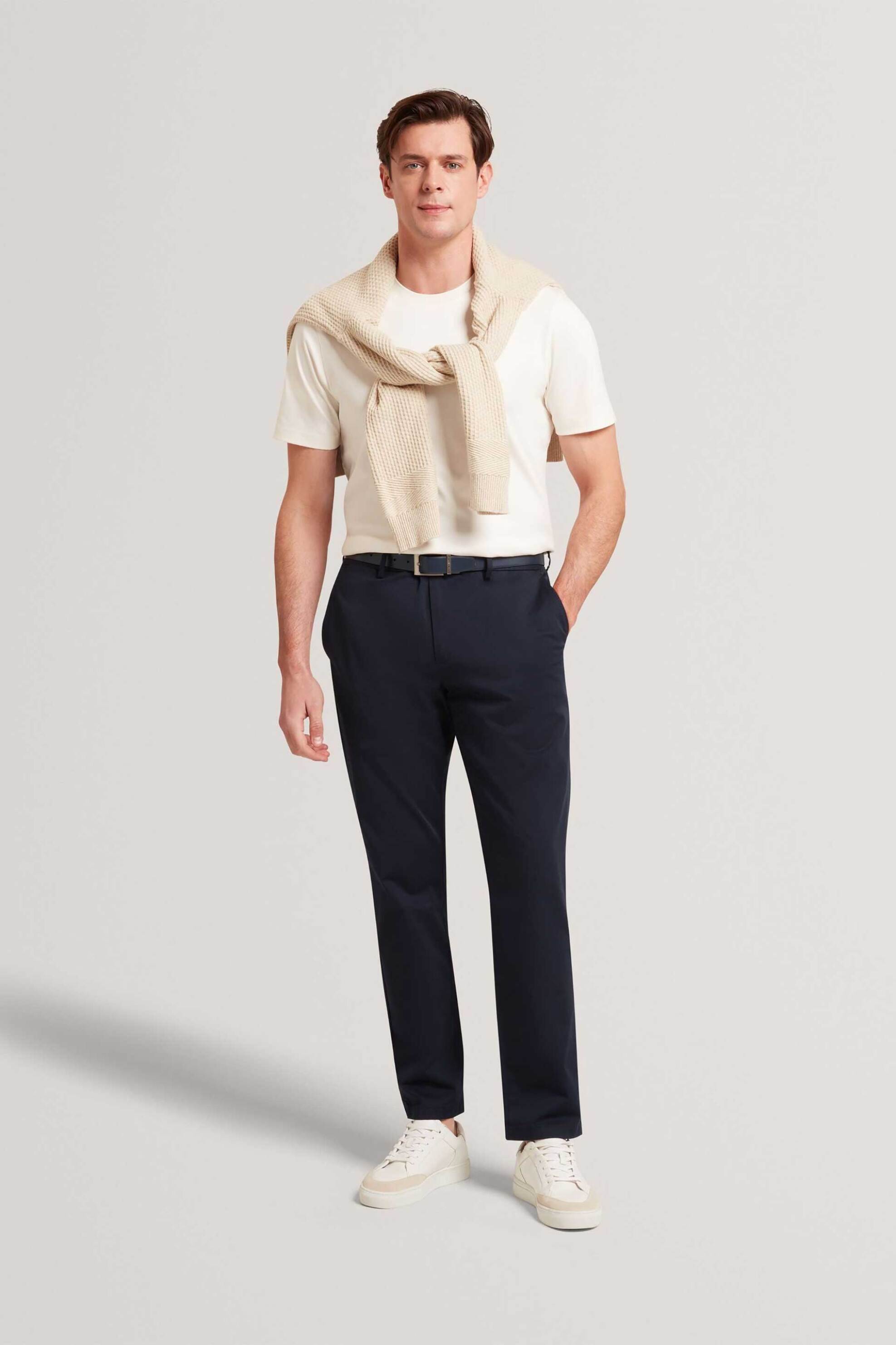 Ted Baker ανδρικό παντελόνι chino Slim Fit "Howeton" - 283410 Μπλε Σκούρο
