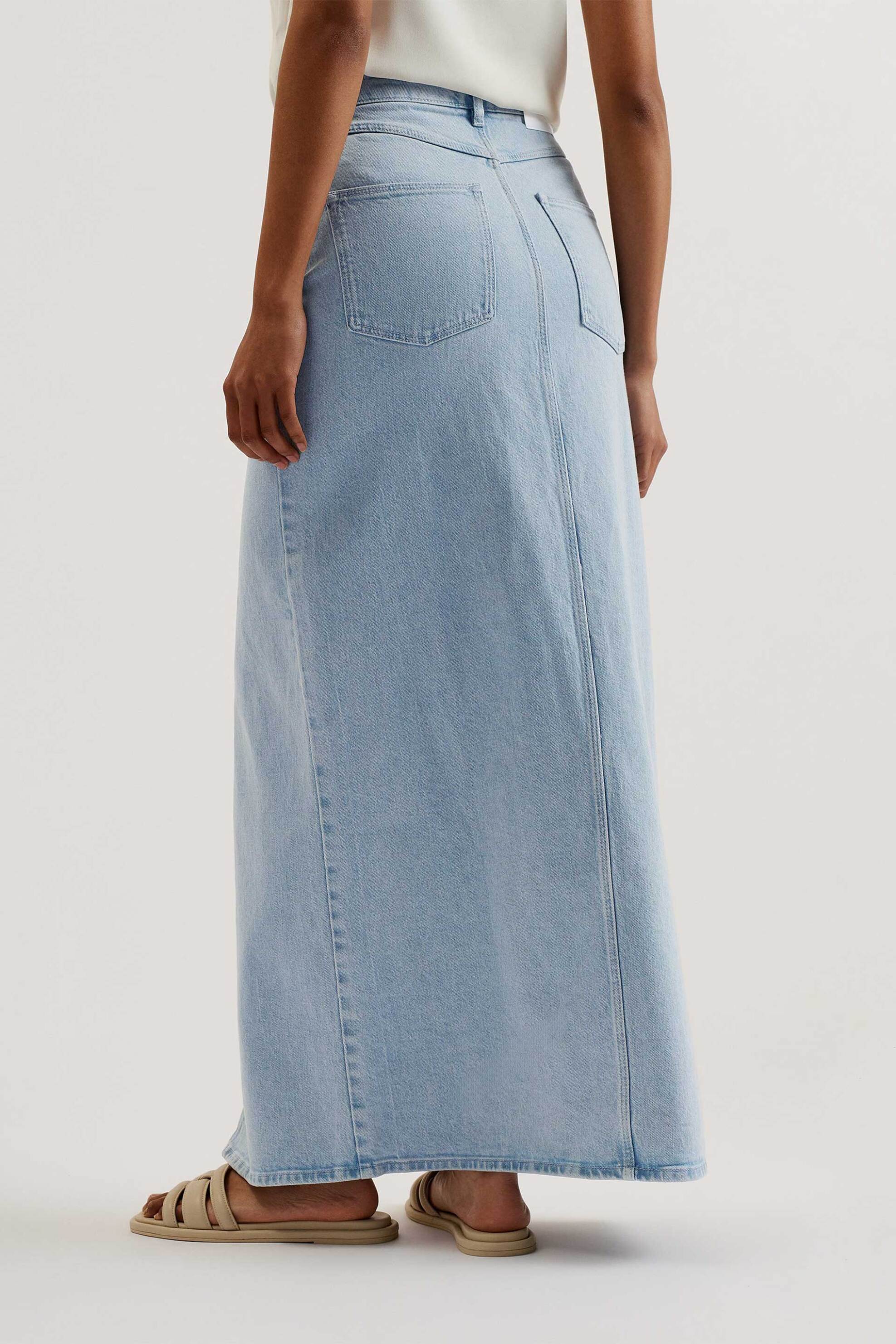 Ted Baker γυναικεία denim maxi φούστα ''Dorlat'' - 275536 Denim Blue Ανοιχτό φωτογραφία