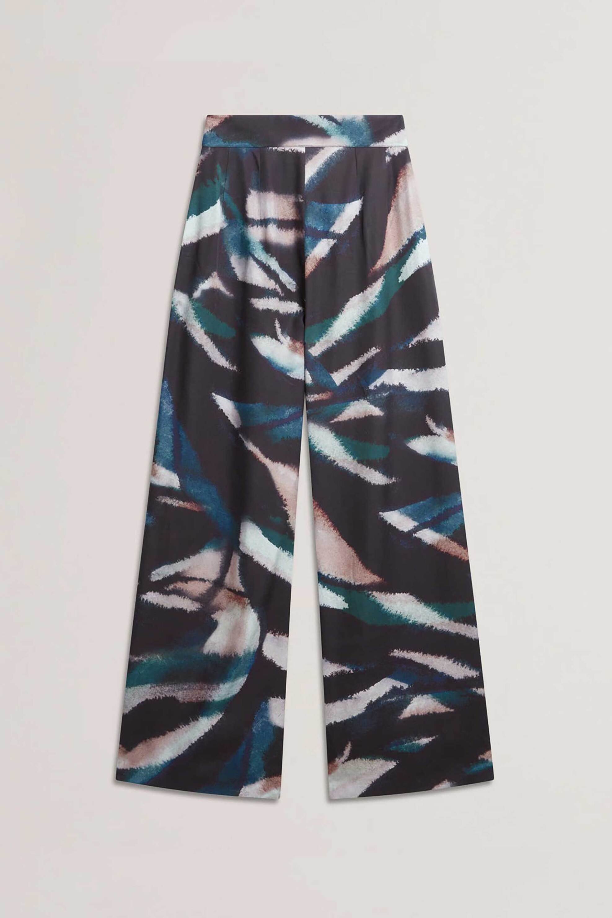 TED BAKER Ted Baker γυναικείο παντελόνι με εμπριμέ σχέδιο "Ulipa" - 278271 Μαύρο - 4