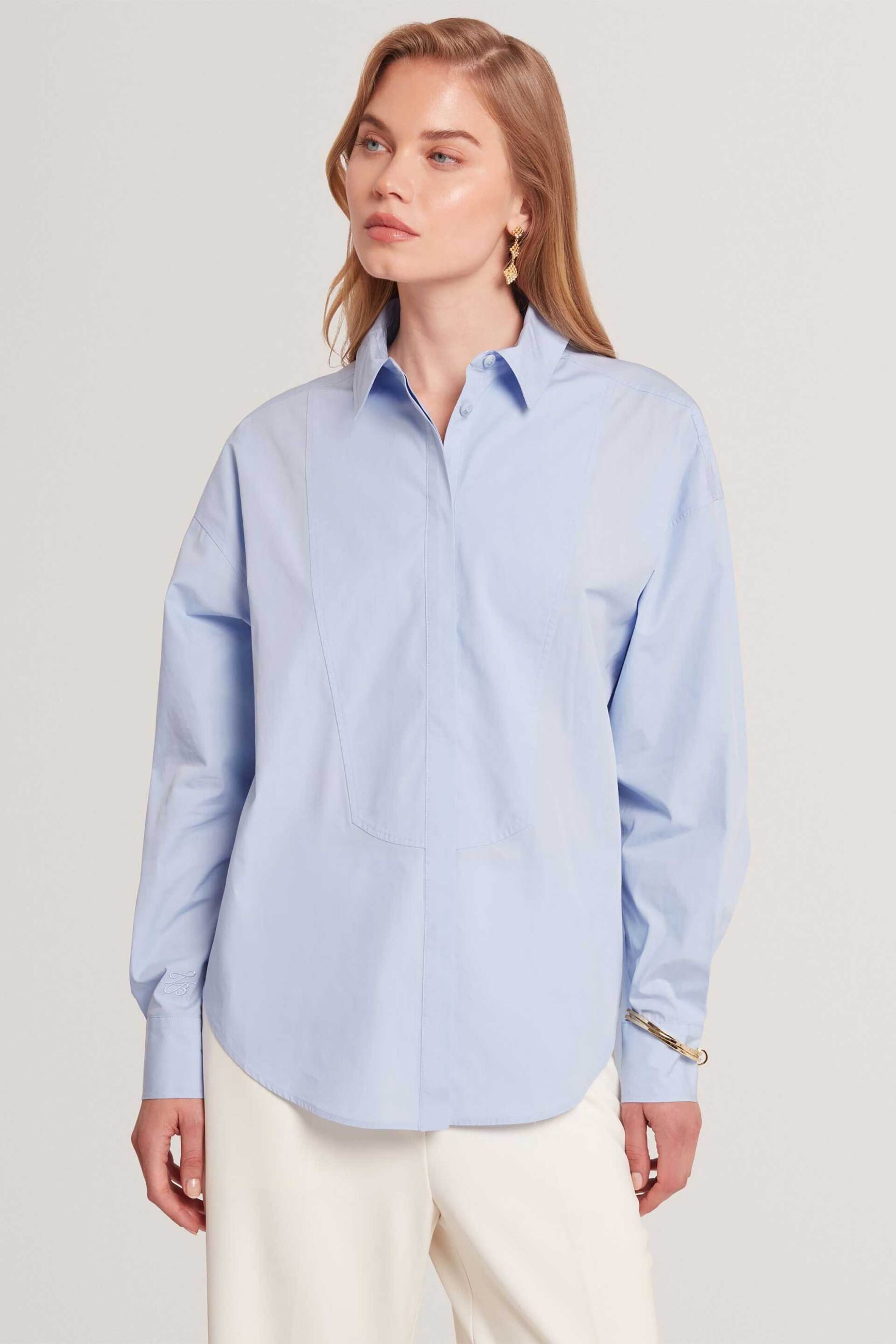 Ted Baker γυναικείο πουκάμισο Oversized "Izote" - 281609 Γαλάζιο