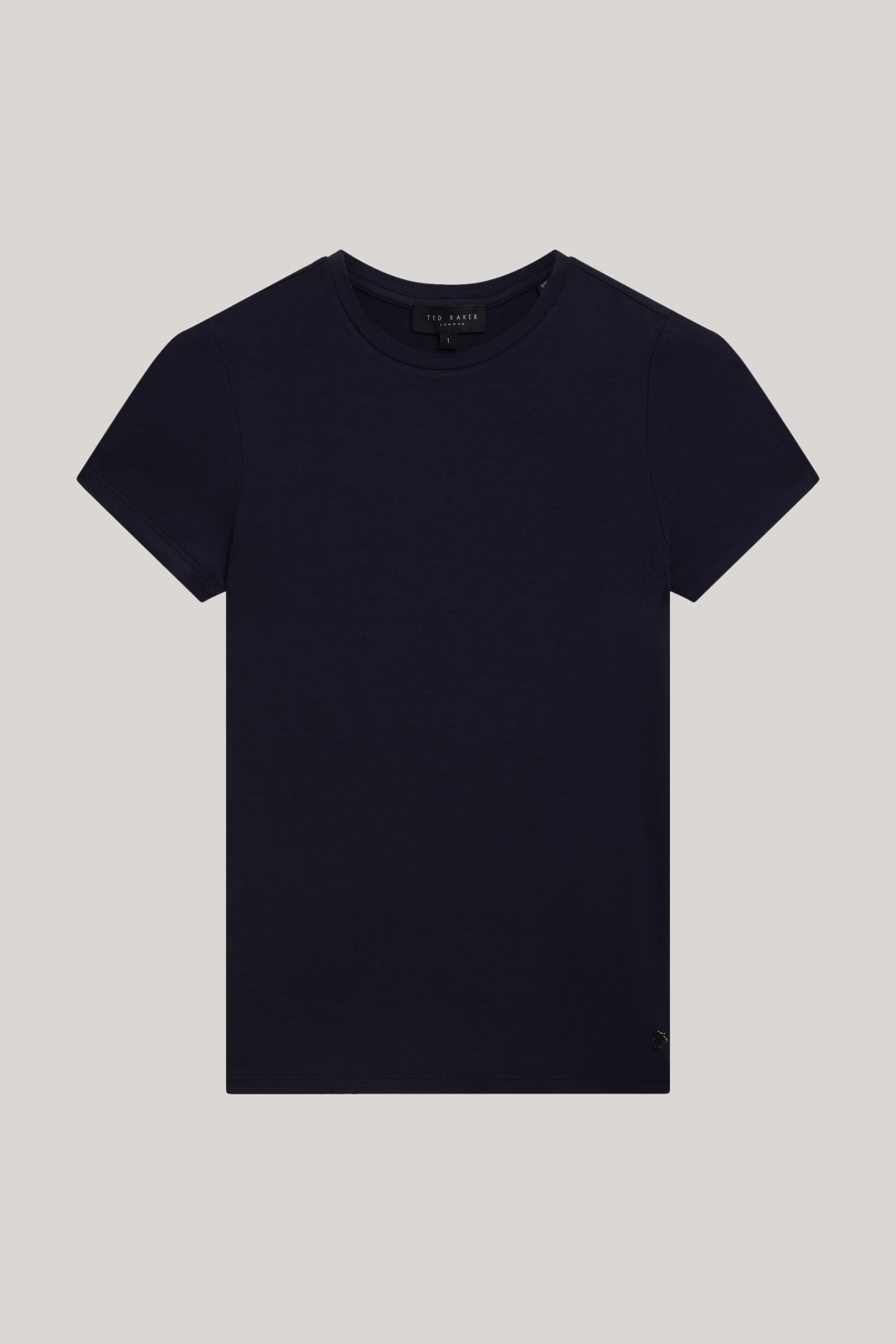 Ted Baker γυναικείο T-shirt μονόχρωμο "Larnaa" - 282127 Μπλε Σκούρο