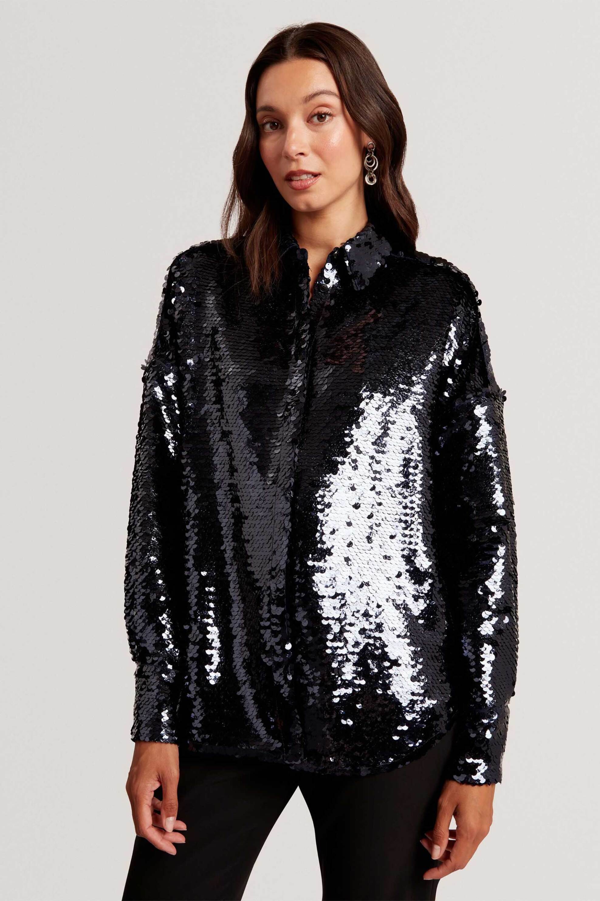 Ted Baker γυναικείο πουκάμισο με παγιέτα "Jesia"