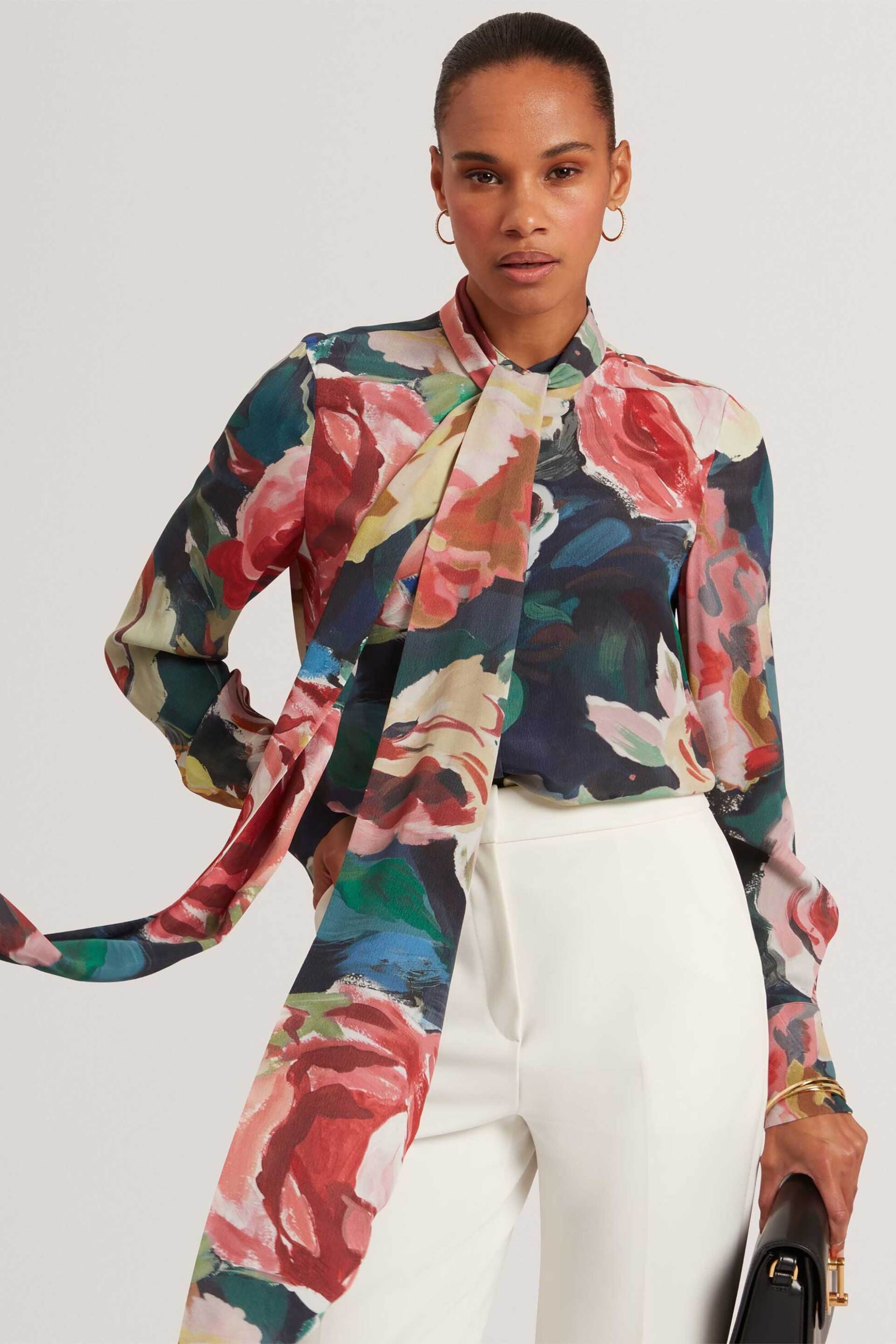 Ted Baker γυναικείο πουκάμισο με floral print "Araga"