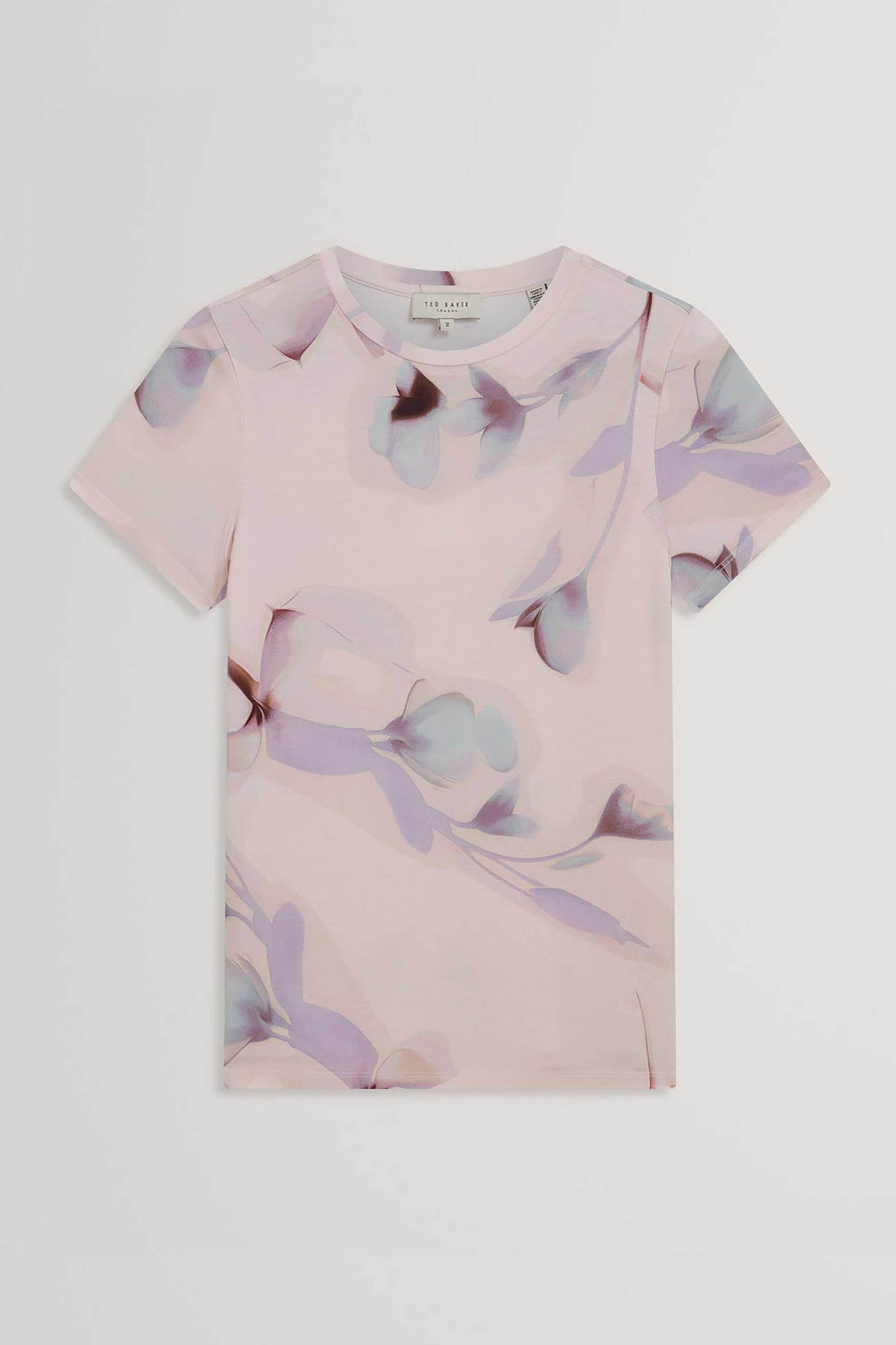 Ted Baker γυναικεία μπλούζα με floral print "Velley" - 282514 Ροζ